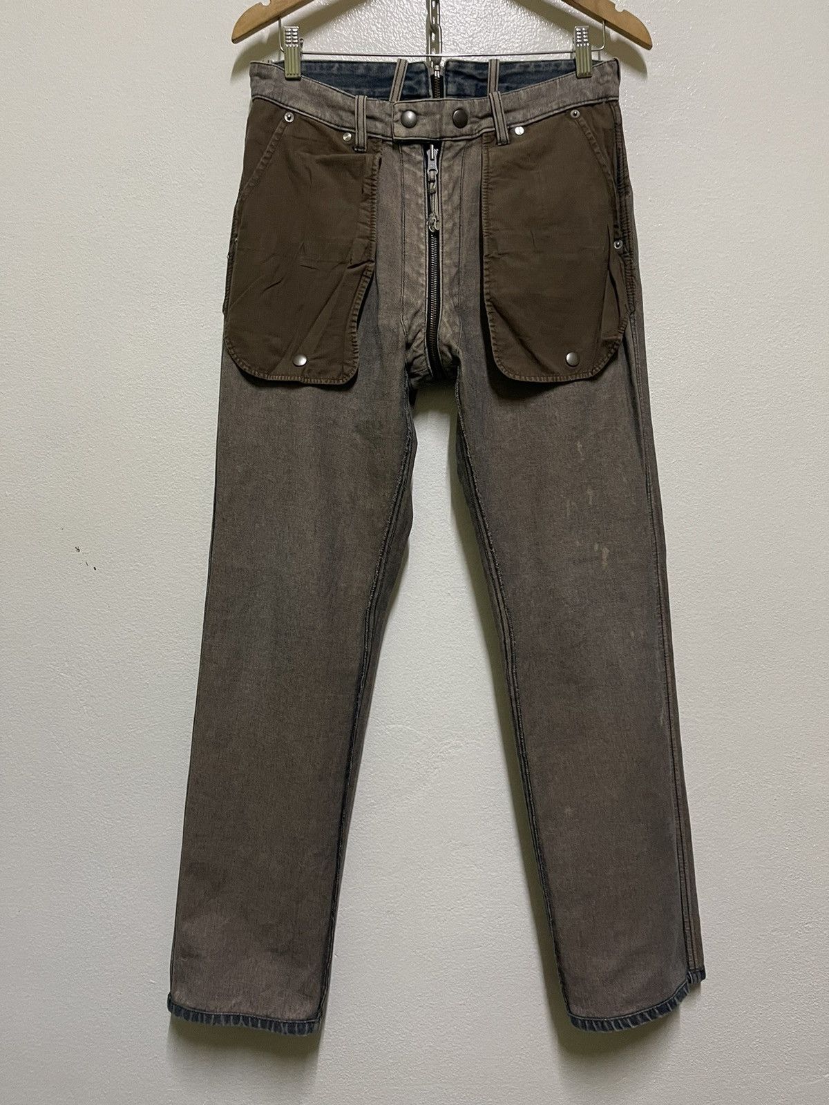 Japanese Brand PPFM Bondage Reversible Jeans Punk Size US 30 / EU 46 - 15 Thumbnail