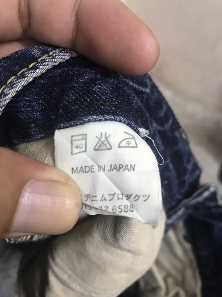 Japanese Brand 💥FLARE🔥orSlow Japan Blue Wash Flare Jeans Size 29" - 10 Thumbnail