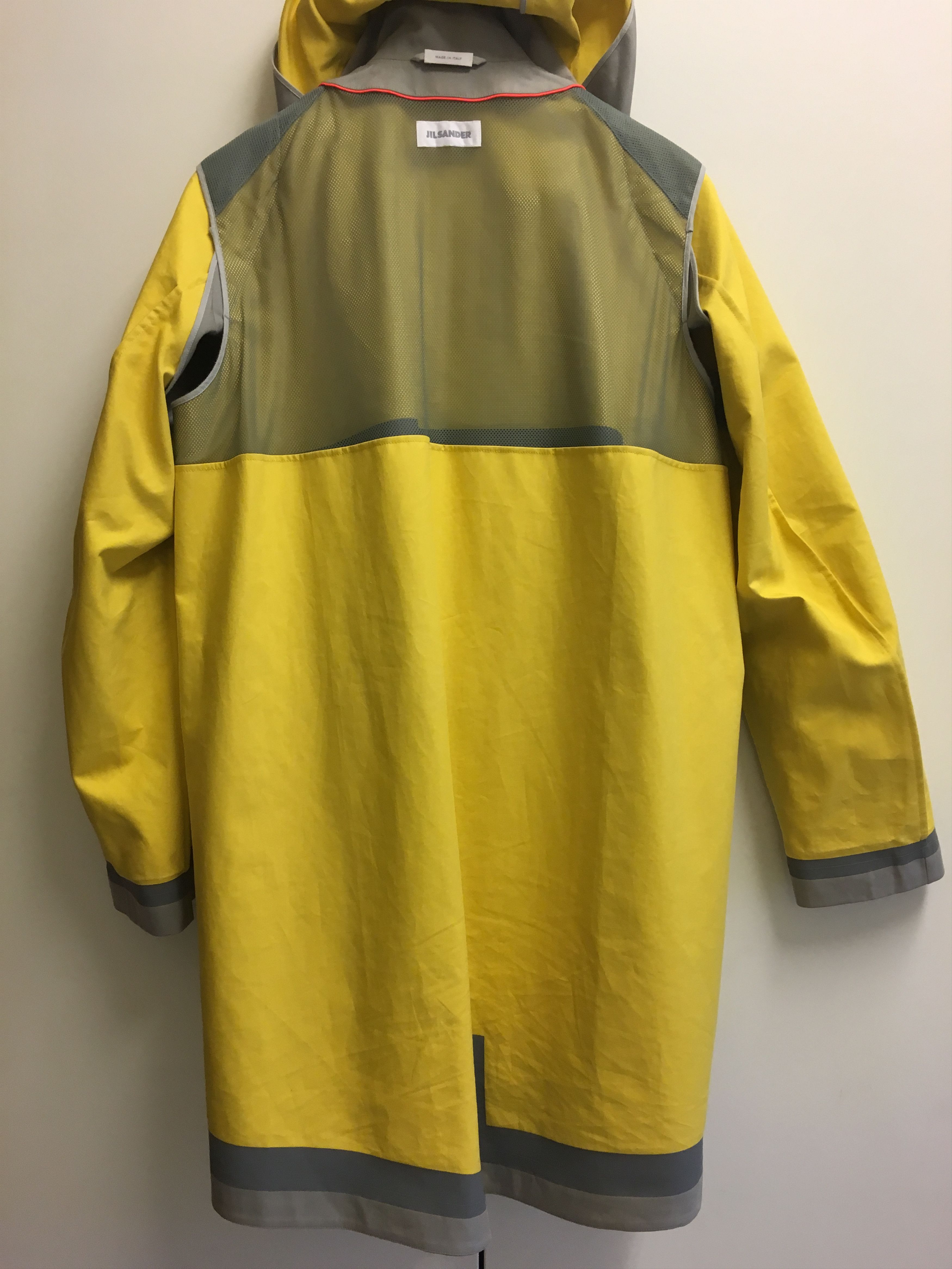 Grey Yellow Cile Technical Water-Resistant Parka