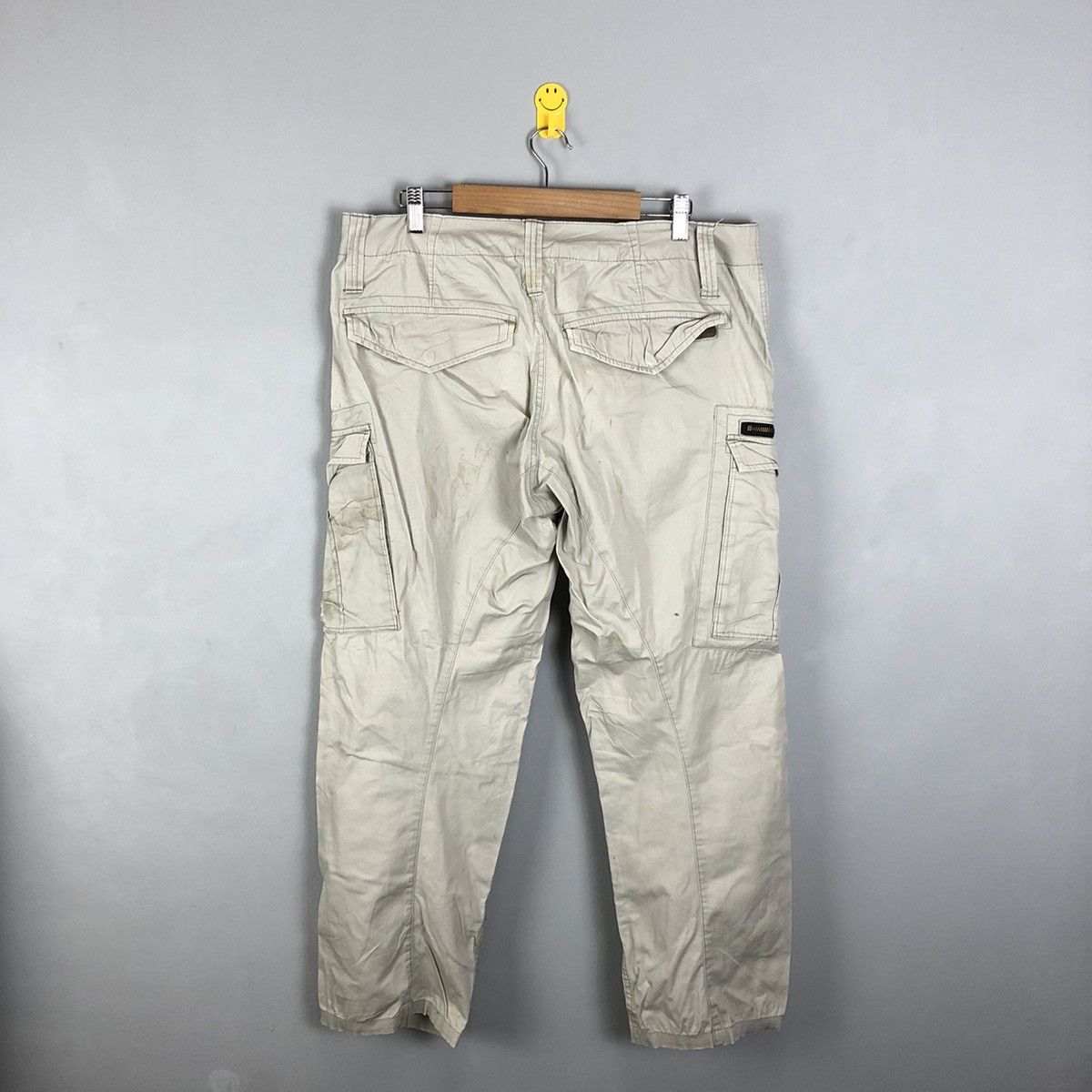Japanese Brand DLL Xebec White Multipocket Tactical Cargo Pants #c1265 Size US 33 - 10 Thumbnail