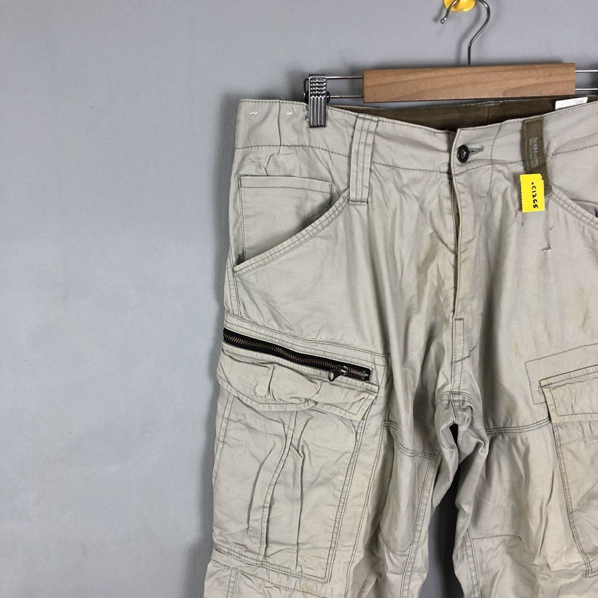 Japanese Brand DLL Xebec White Multipocket Tactical Cargo Pants #c1265 Size US 33 - 6 Thumbnail