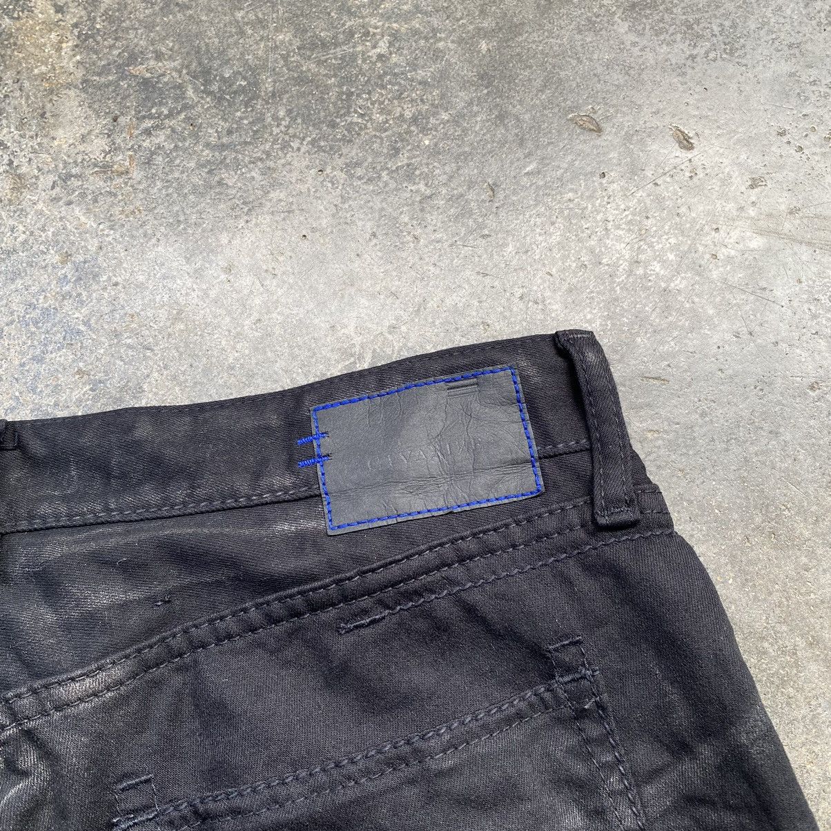 CIVARIZE Vintage Civarize Waxed Coated Denim Skinny Fit Pants Size US 31 - 10 Thumbnail