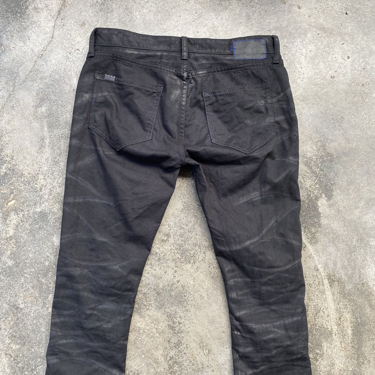 CIVARIZE Vintage Civarize Waxed Coated Denim Skinny Fit Pants Size US 31 - 6 Thumbnail