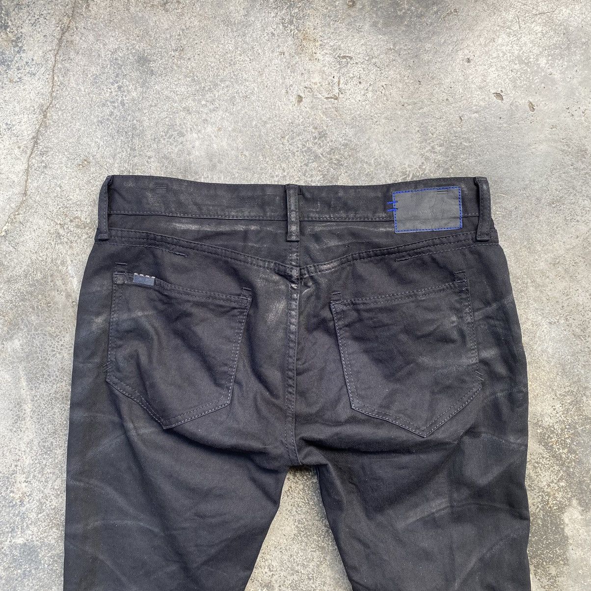 CIVARIZE Vintage Civarize Waxed Coated Denim Skinny Fit Pants Size US 31 - 9 Thumbnail