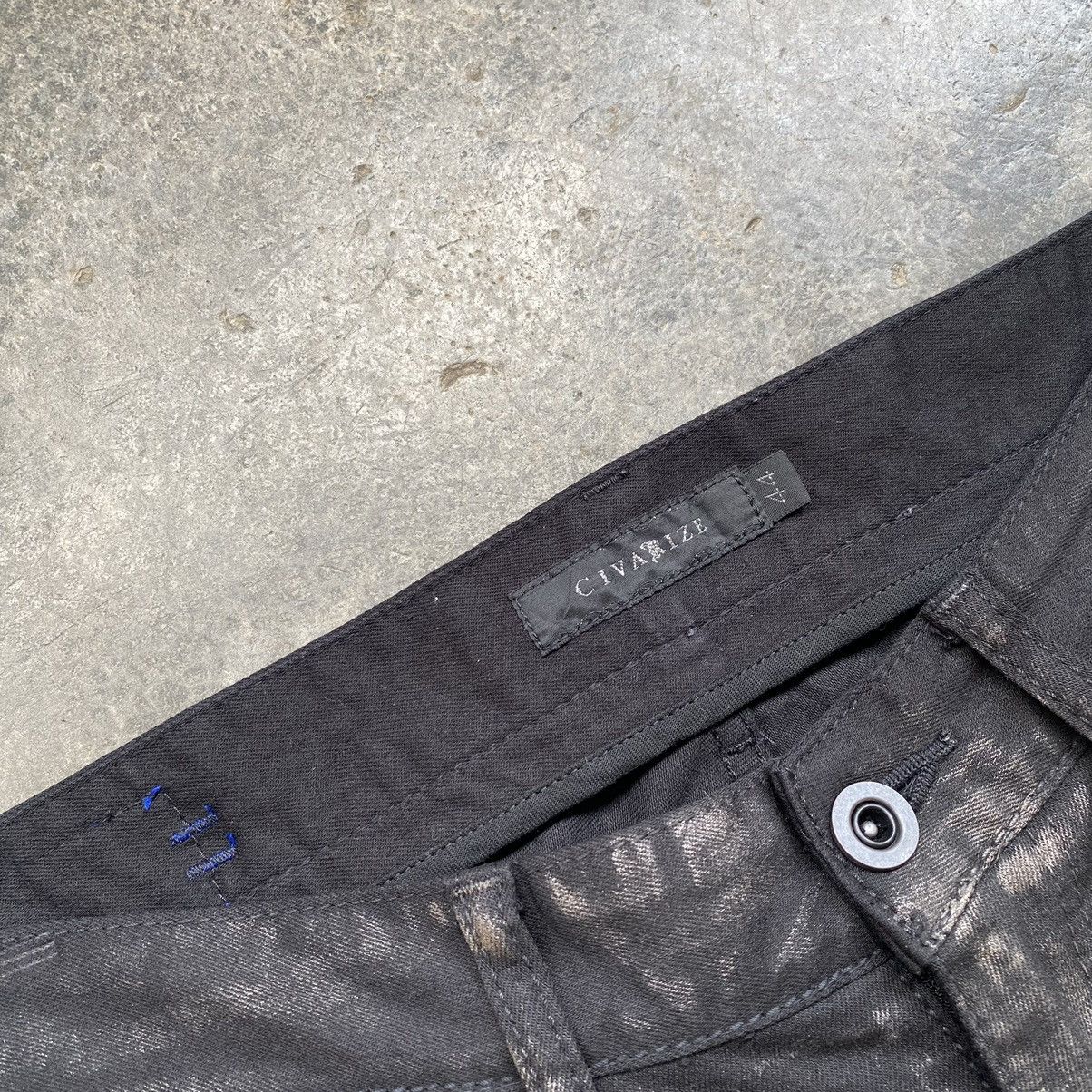 CIVARIZE Vintage Civarize Waxed Coated Denim Skinny Fit Pants Size US 31 - 7 Thumbnail