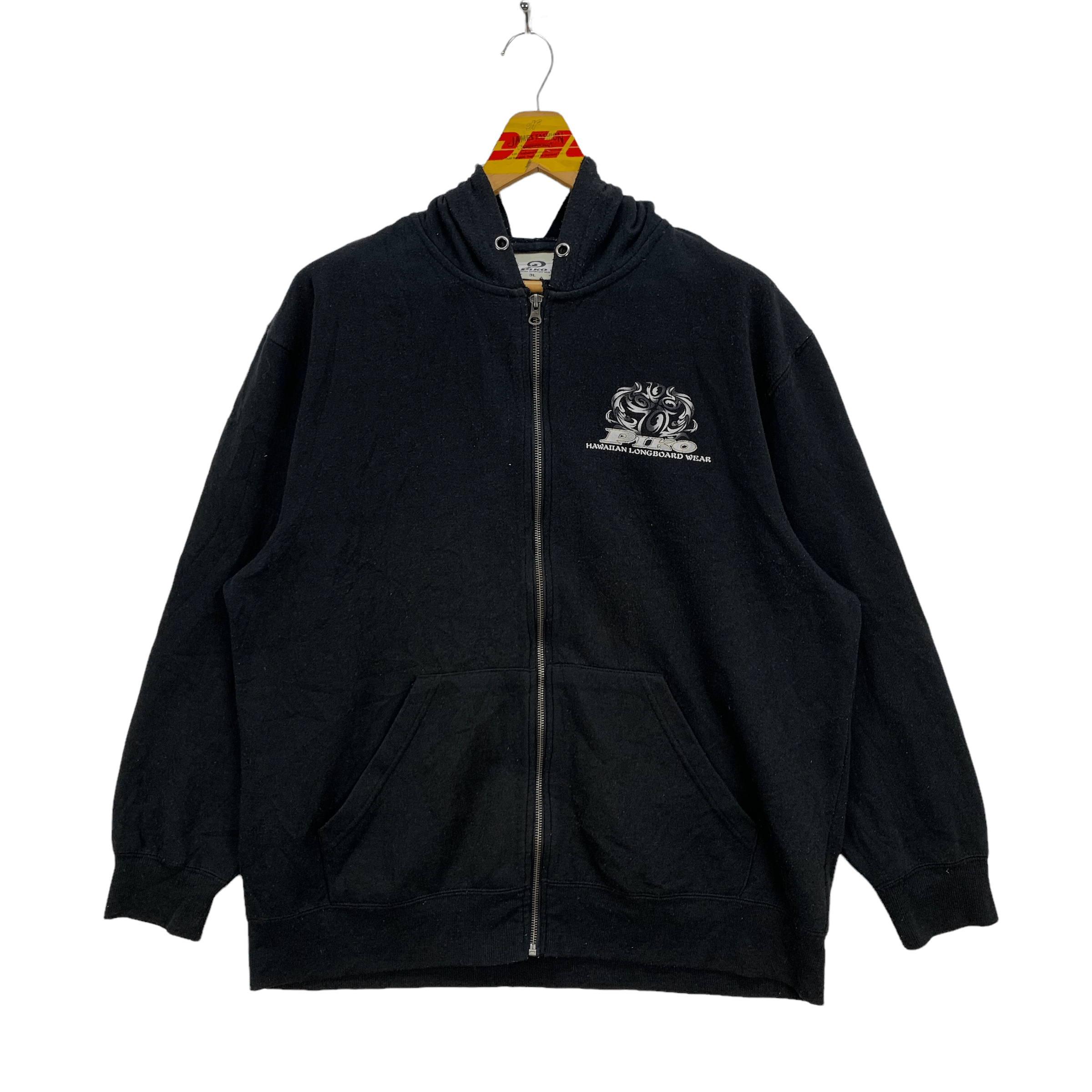 Japanese Brand Piko Hawaiian Longboard Wear Zipper Hoodies #3777-132 Size US XL / EU 56 / 4 - 3 Thumbnail