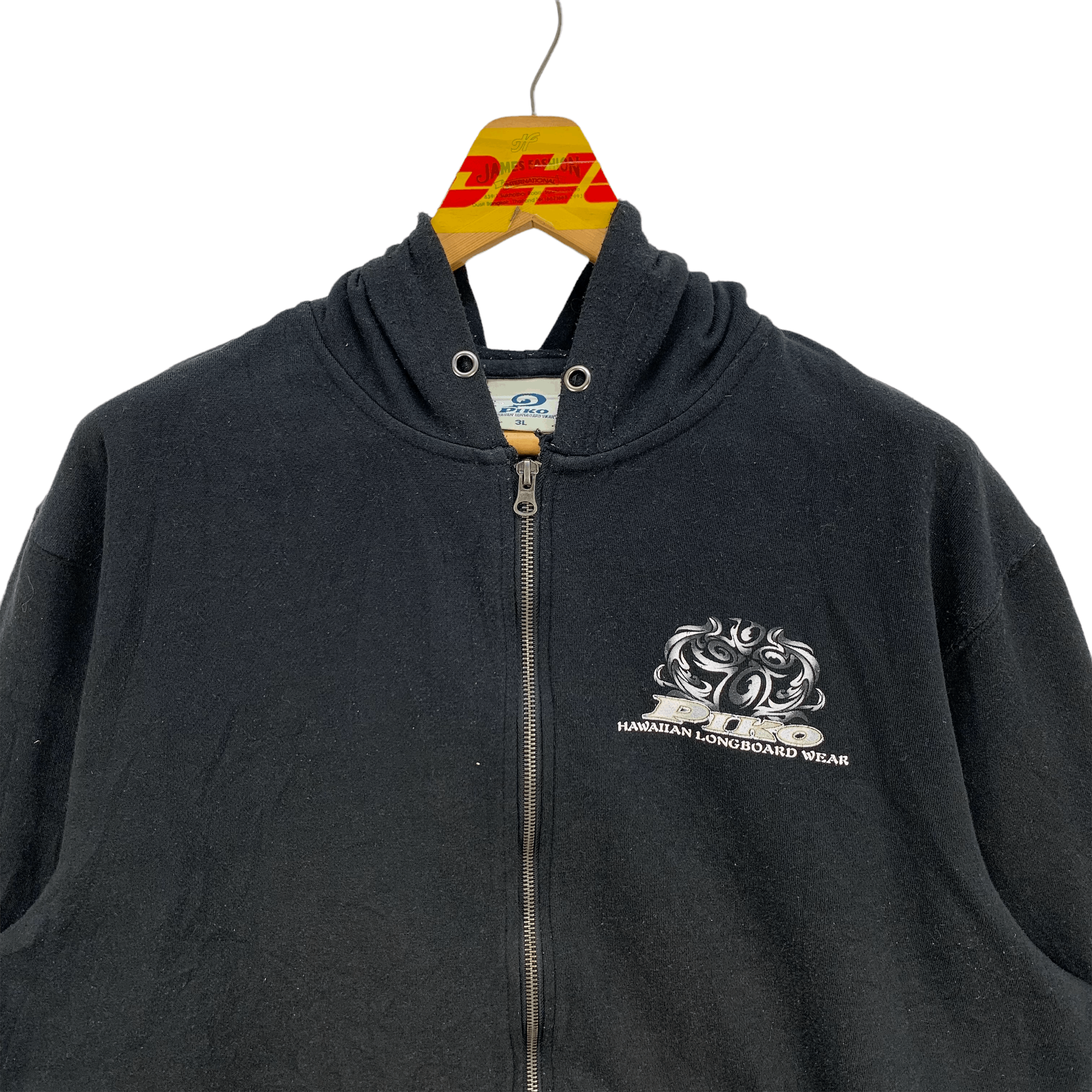 Japanese Brand Piko Hawaiian Longboard Wear Zipper Hoodies #3777-132 Size US XL / EU 56 / 4 - 4 Thumbnail