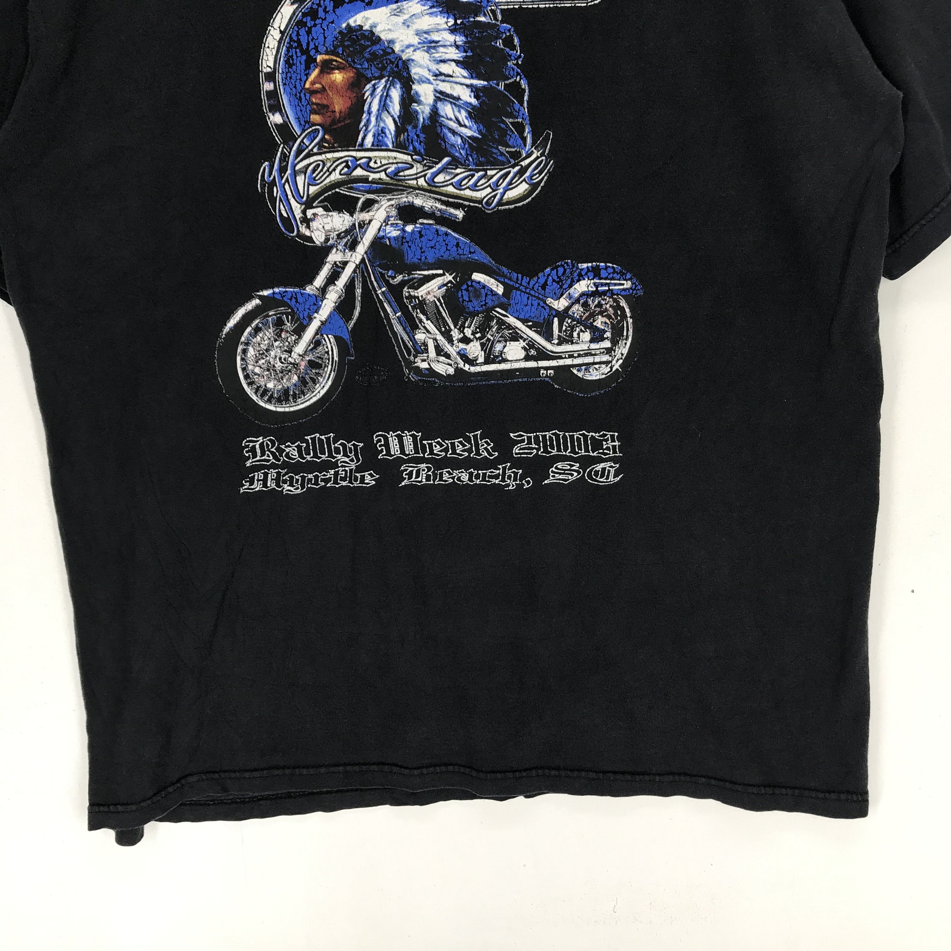 All Sport American Heritage Rally Week 2003 Big Logo Tees #2795-107 Size US XL / EU 56 / 4 - 4 Thumbnail