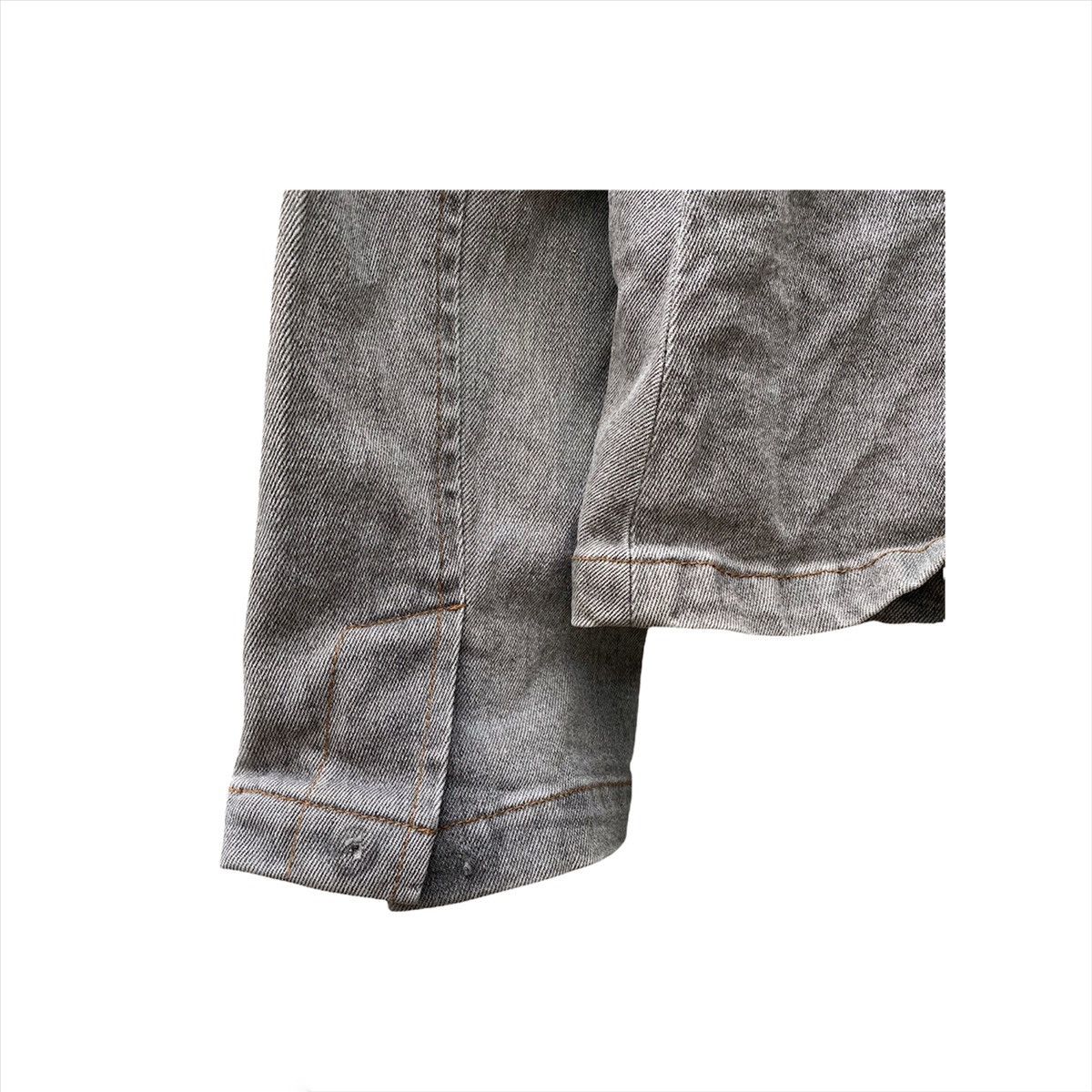 Japanese Brand SUN FADDED MULTI POCKET DENIM JACKET DISTRESSED FADDED GREY Size US S / EU 44-46 / 1 - 12 Thumbnail