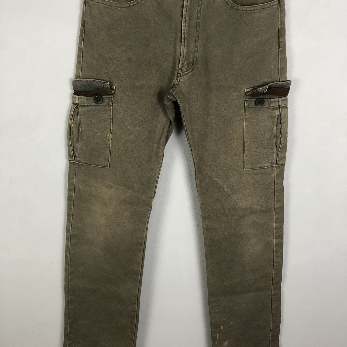 The Difference DLL The Different Rupert Grey Tactical Cargo Pants #c1296 Size US 29 - 4 Thumbnail