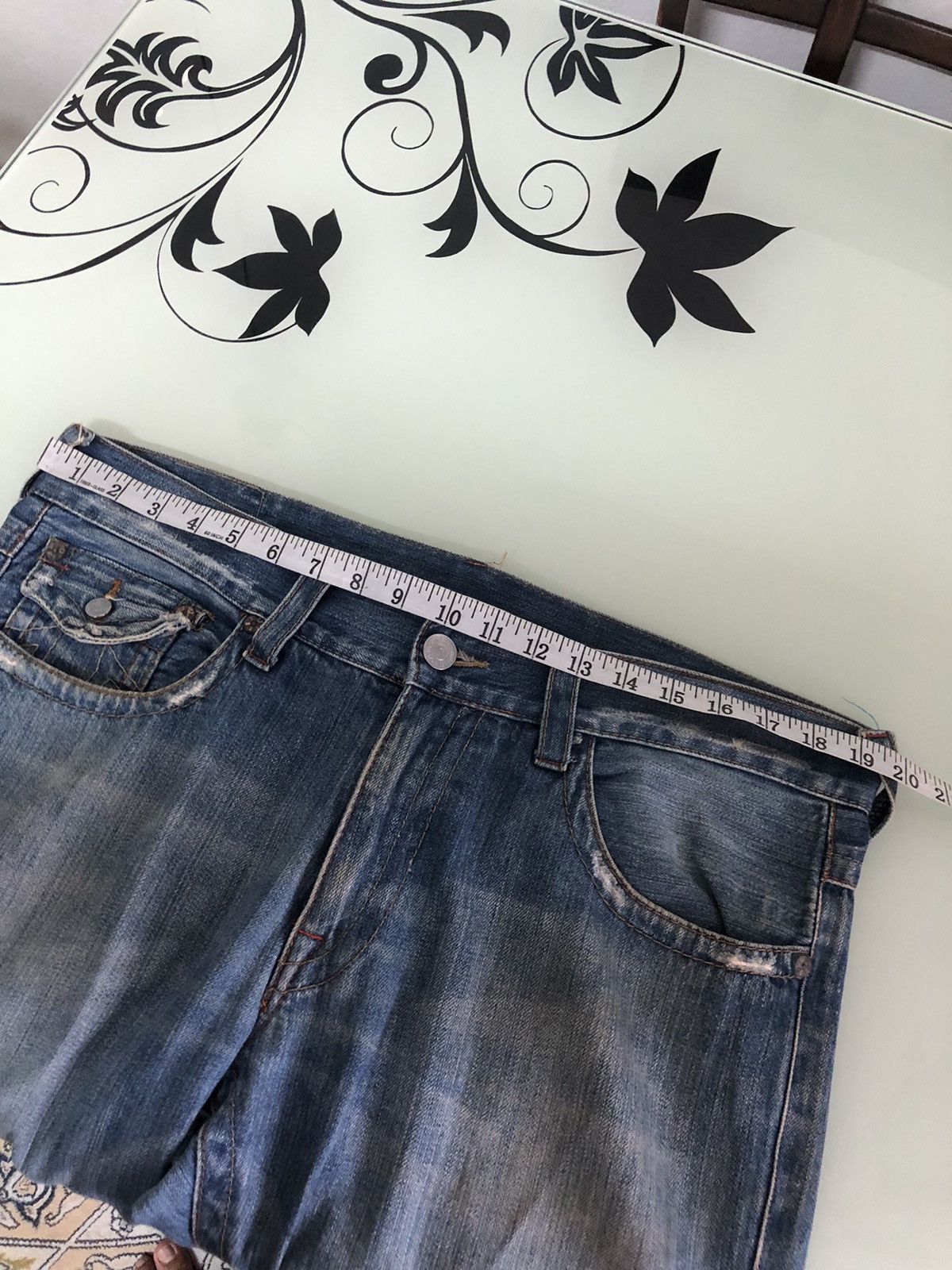 Japanese Brand Vintage True Religion Embroidery Logo Loose Fit Denim Size US 38 / EU 54 - 19 Thumbnail