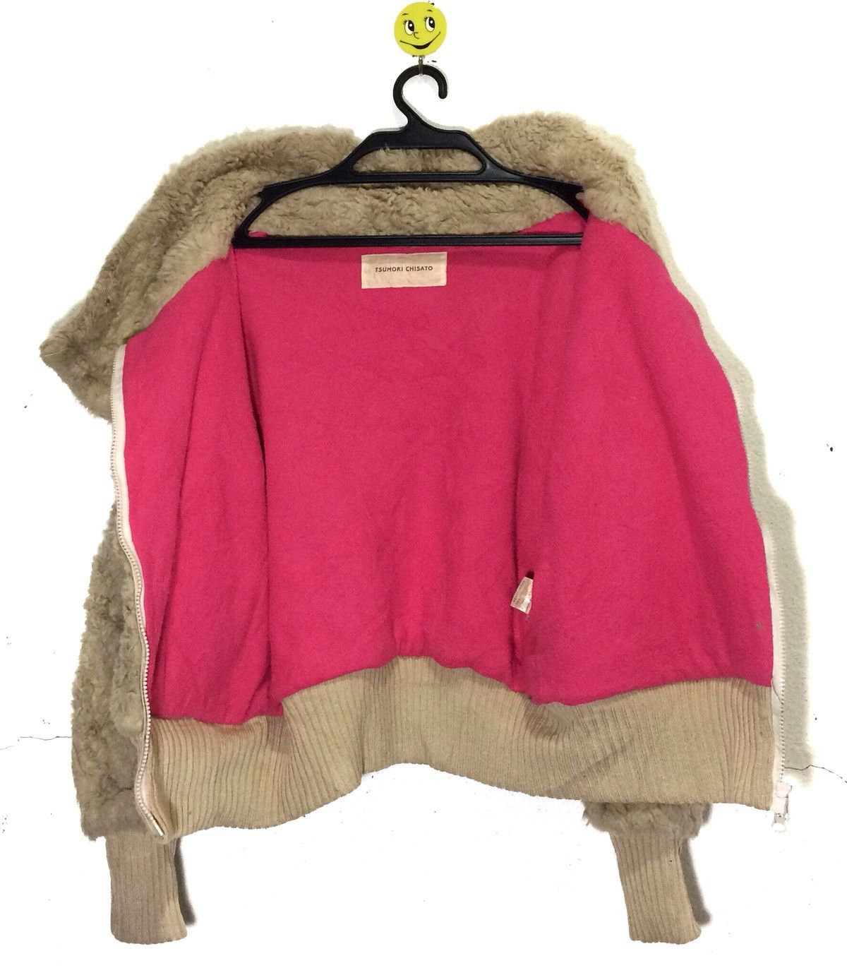 Issey Miyake Vintage Issey Miyake Bomber Jacket Furry Design Zipper Size L / US 10 / IT 46 - 4 Thumbnail