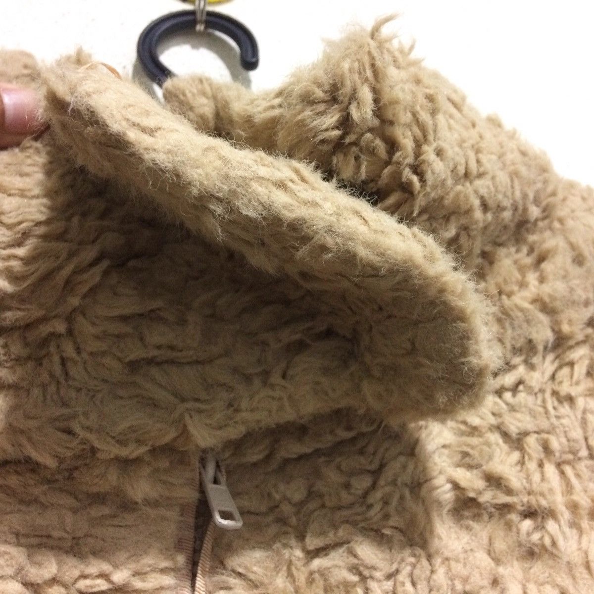 Issey Miyake Vintage Issey Miyake Bomber Jacket Furry Design Zipper Size L / US 10 / IT 46 - 3 Thumbnail