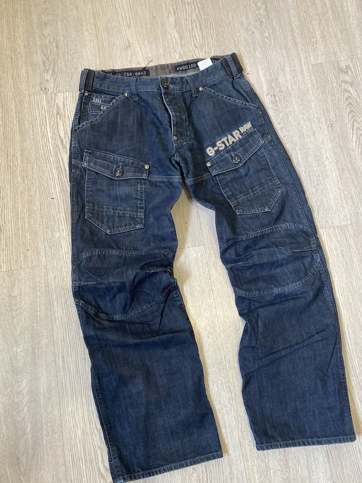G-Star G-star Multi Cargo Jeans Size US 34 / EU 50 - 8 Thumbnail