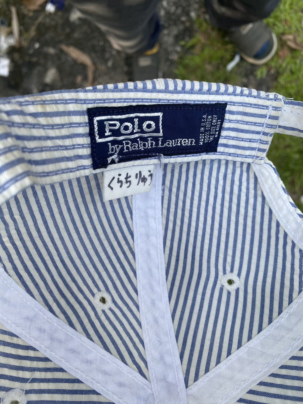 Polo Ralph Lauren 🇺🇸 Vintage Polo Ralph Lauren Stripe Classic Hat Made Usa Size ONE SIZE - 6 Thumbnail