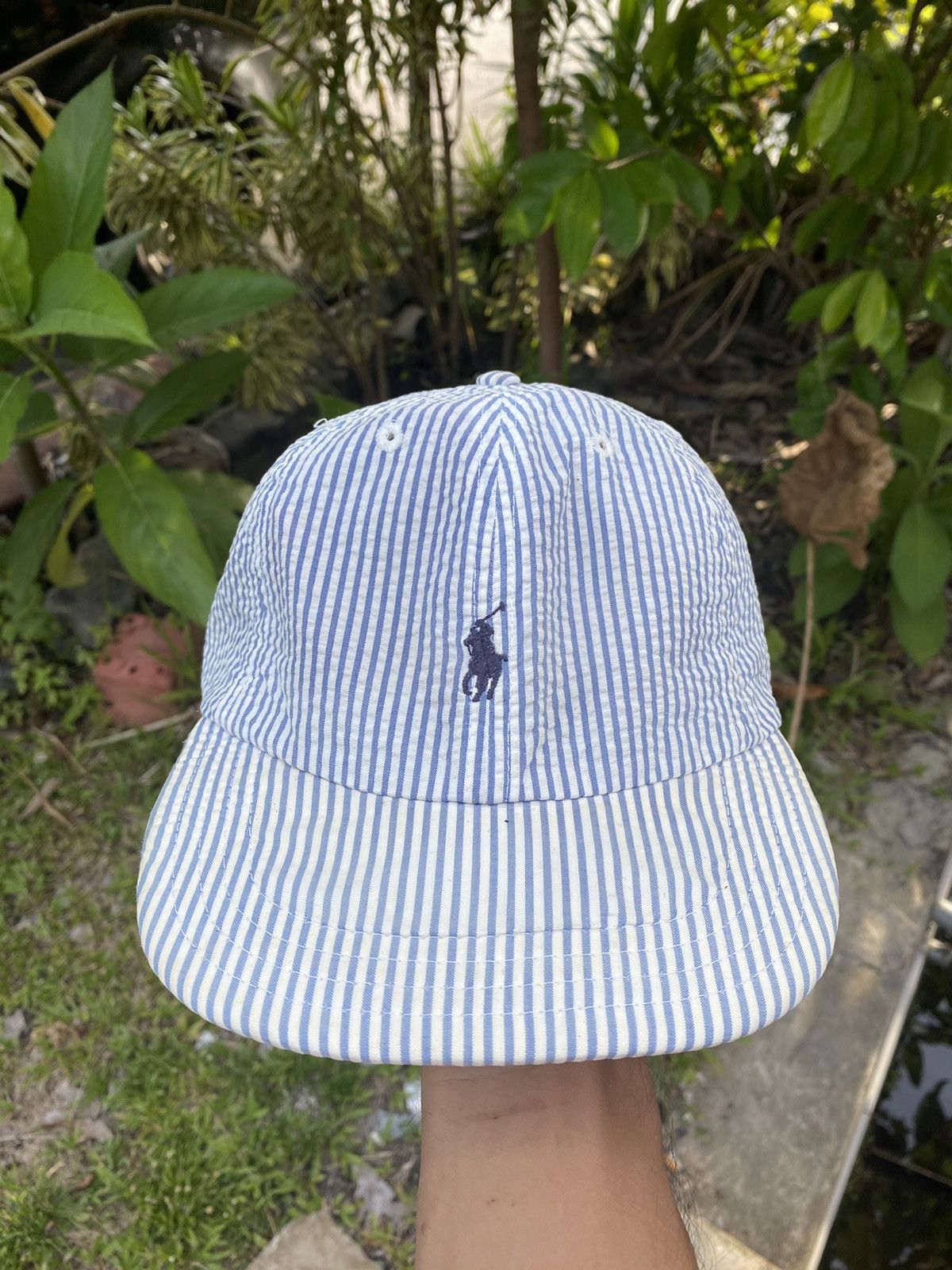 Polo Ralph Lauren 🇺🇸 Vintage Polo Ralph Lauren Stripe Classic Hat Made Usa Size ONE SIZE - 1 Thumbnail