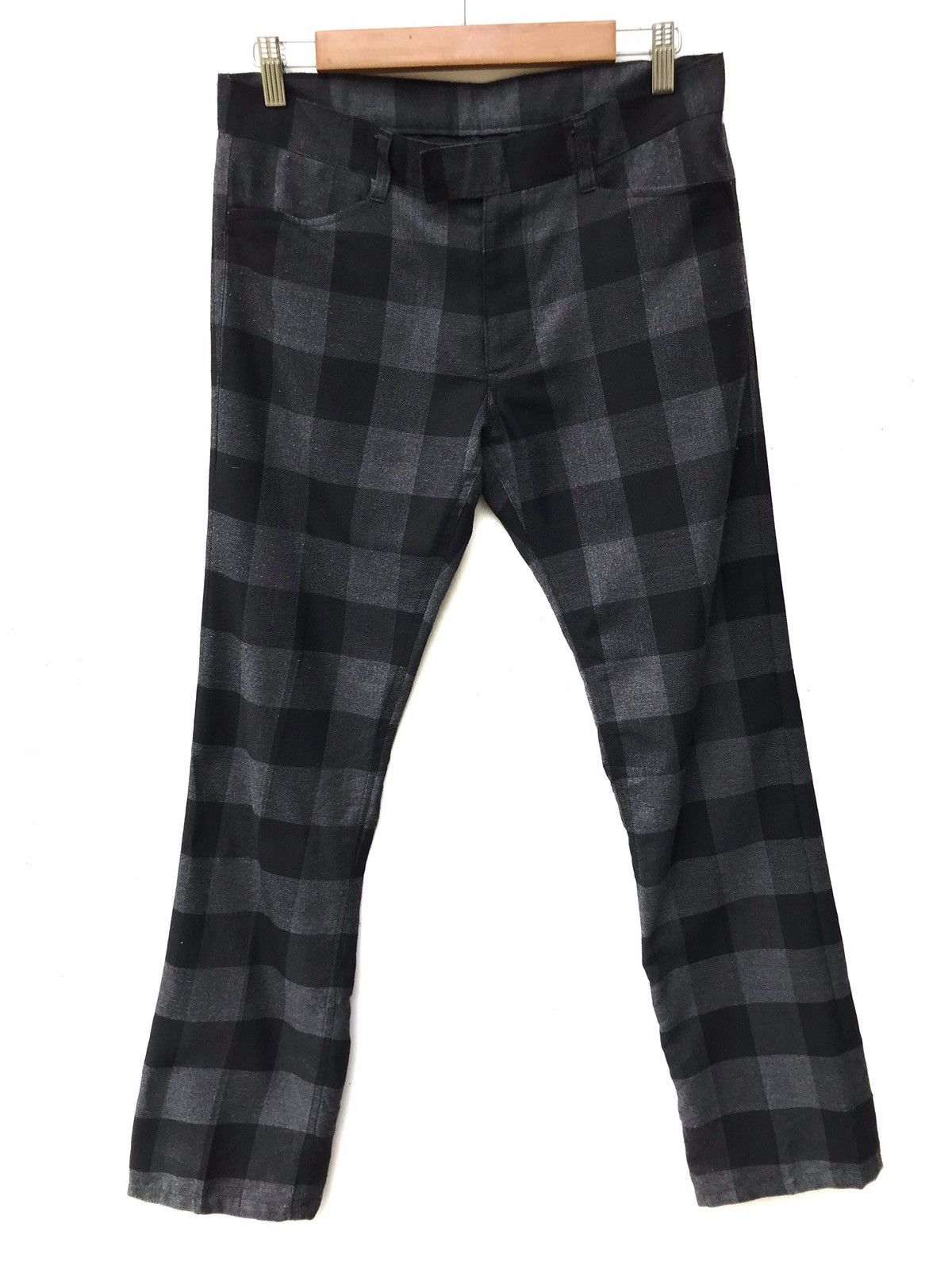 Hysteric Glamour × Japanese Brand × Parasuco Made in Japan PARASHUTO As Super Sonic Checked Pants Size US 31 - 1 Thumbnail