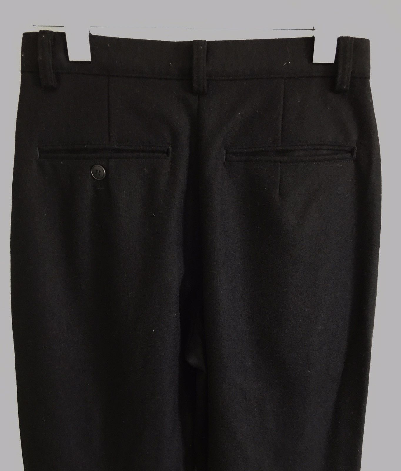 Designer × Japanese Brand Mr. Junko Koshino Jr. Wool Gabardine Black Pants Size US 26 / EU 42 - 8 Thumbnail