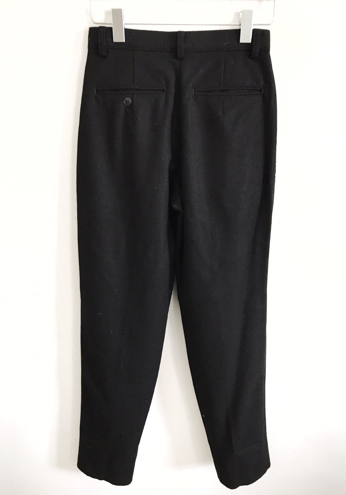 Designer × Japanese Brand Mr. Junko Koshino Jr. Wool Gabardine Black Pants Size US 26 / EU 42 - 6 Thumbnail