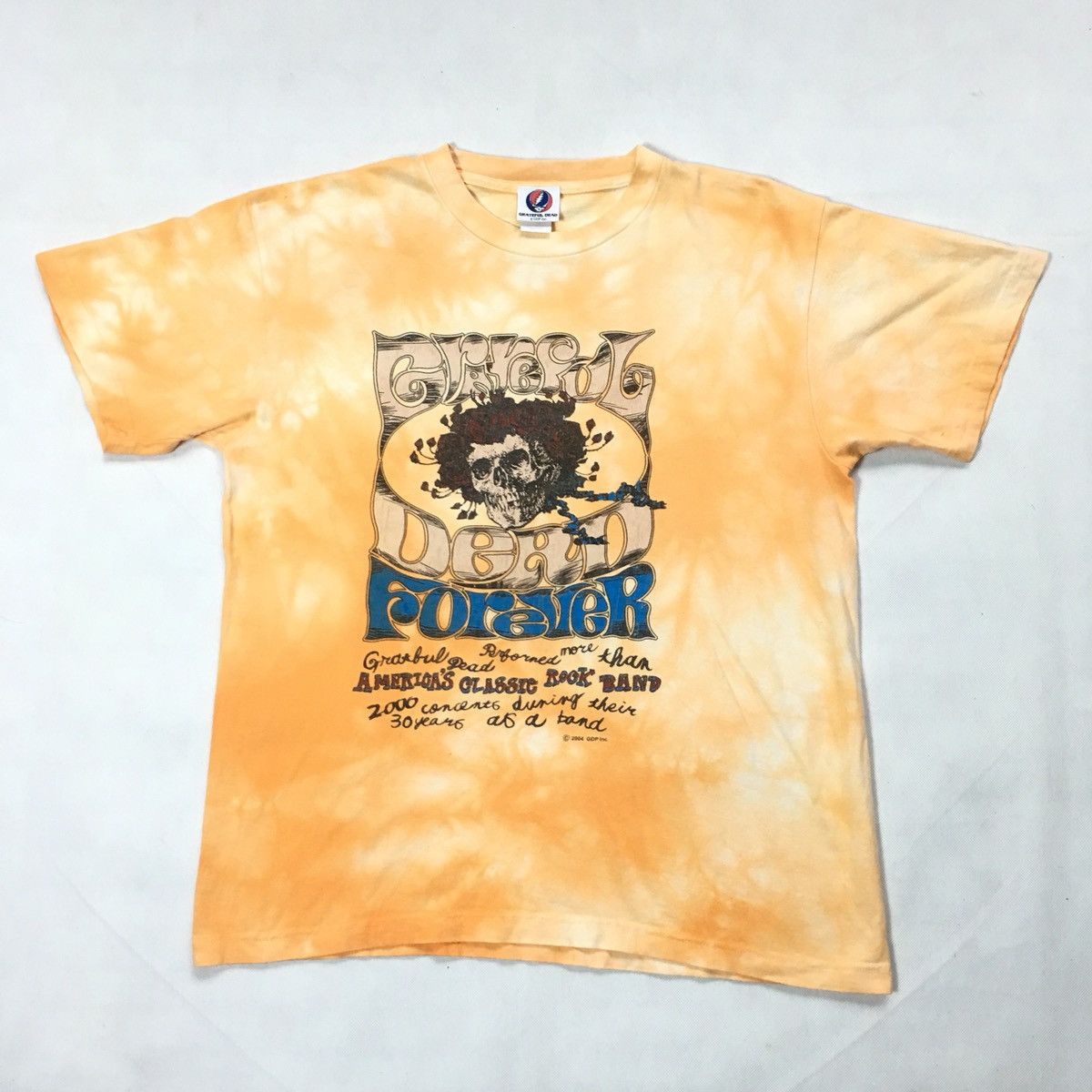 Band Tees × Grateful Dead × Vintage Rare! Grateful Dead Forever Skull Tie Dye Tee Size US M / EU 48-50 / 2 - 1 Thumbnail