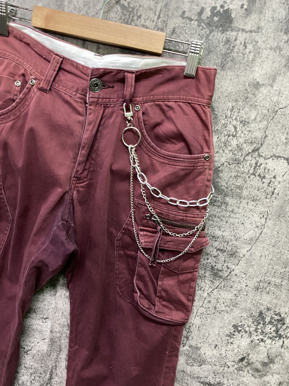 Designer × Japanese Brand Japan Brand HVC Multipocket Cargo Super Faded Pants Size US 30 / EU 46 - 5 Thumbnail