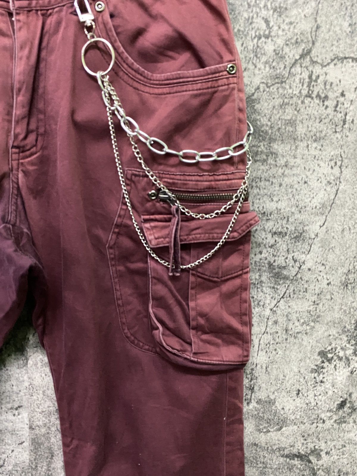 Designer × Japanese Brand Japan Brand HVC Multipocket Cargo Super Faded Pants Size US 30 / EU 46 - 6 Thumbnail