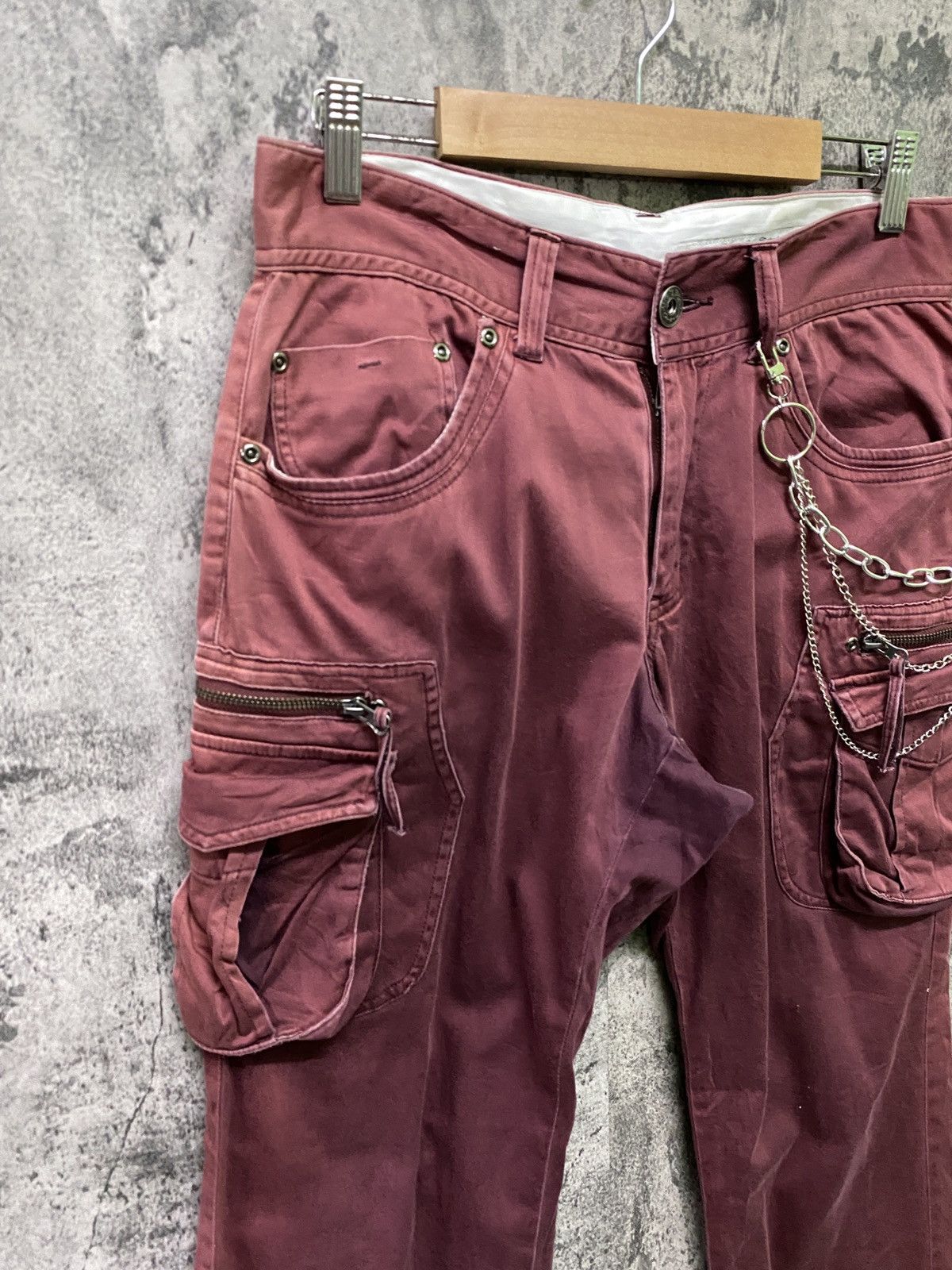Designer × Japanese Brand Japan Brand HVC Multipocket Cargo Super Faded Pants Size US 30 / EU 46 - 4 Thumbnail