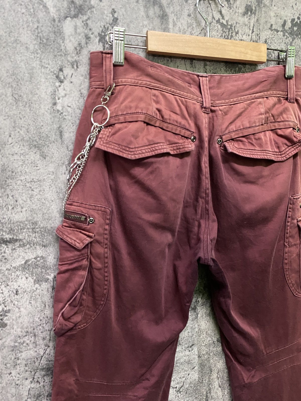 Designer × Japanese Brand Japan Brand HVC Multipocket Cargo Super Faded Pants Size US 30 / EU 46 - 13 Thumbnail