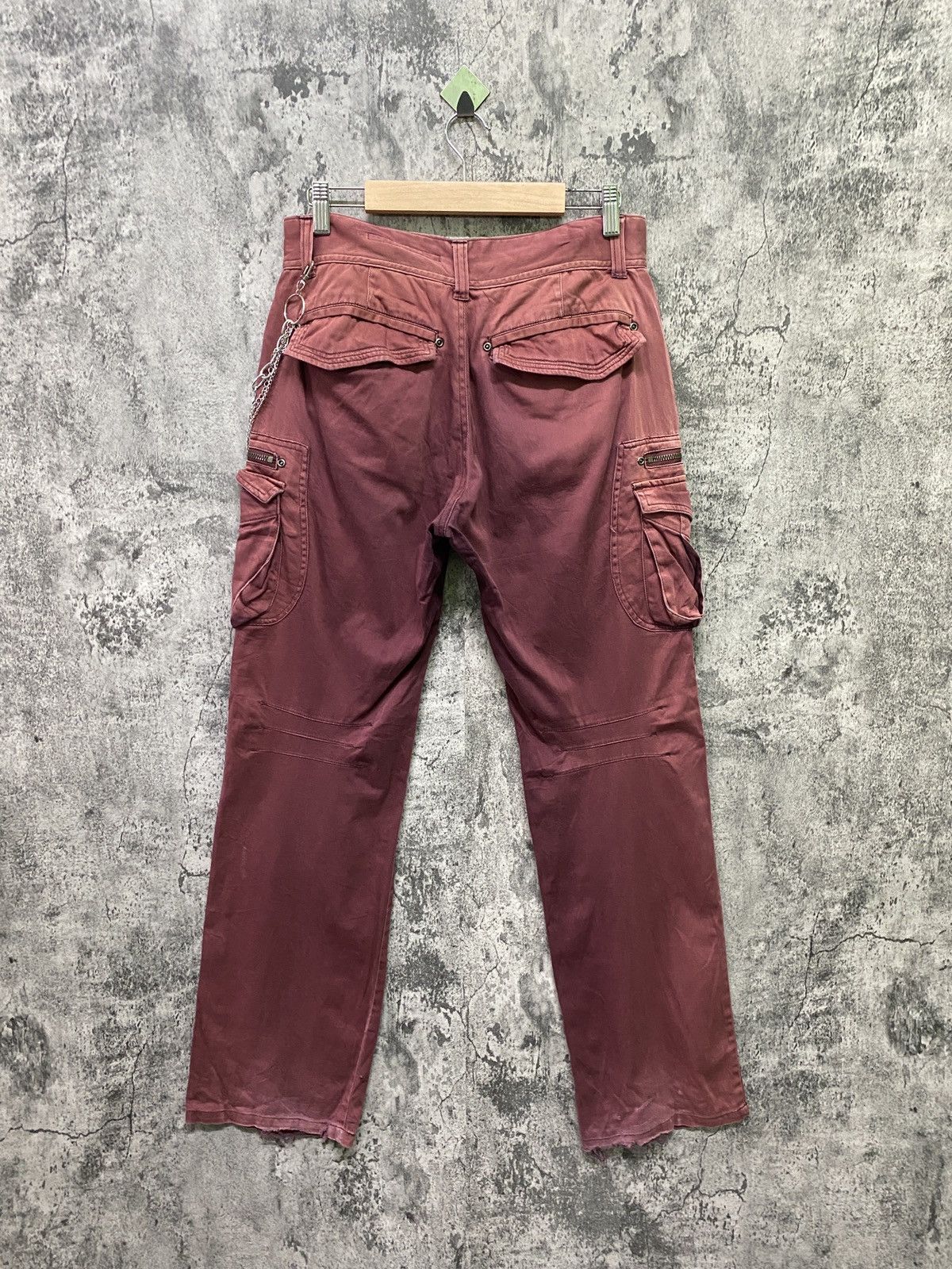 Designer × Japanese Brand Japan Brand HVC Multipocket Cargo Super Faded Pants Size US 30 / EU 46 - 2 Thumbnail