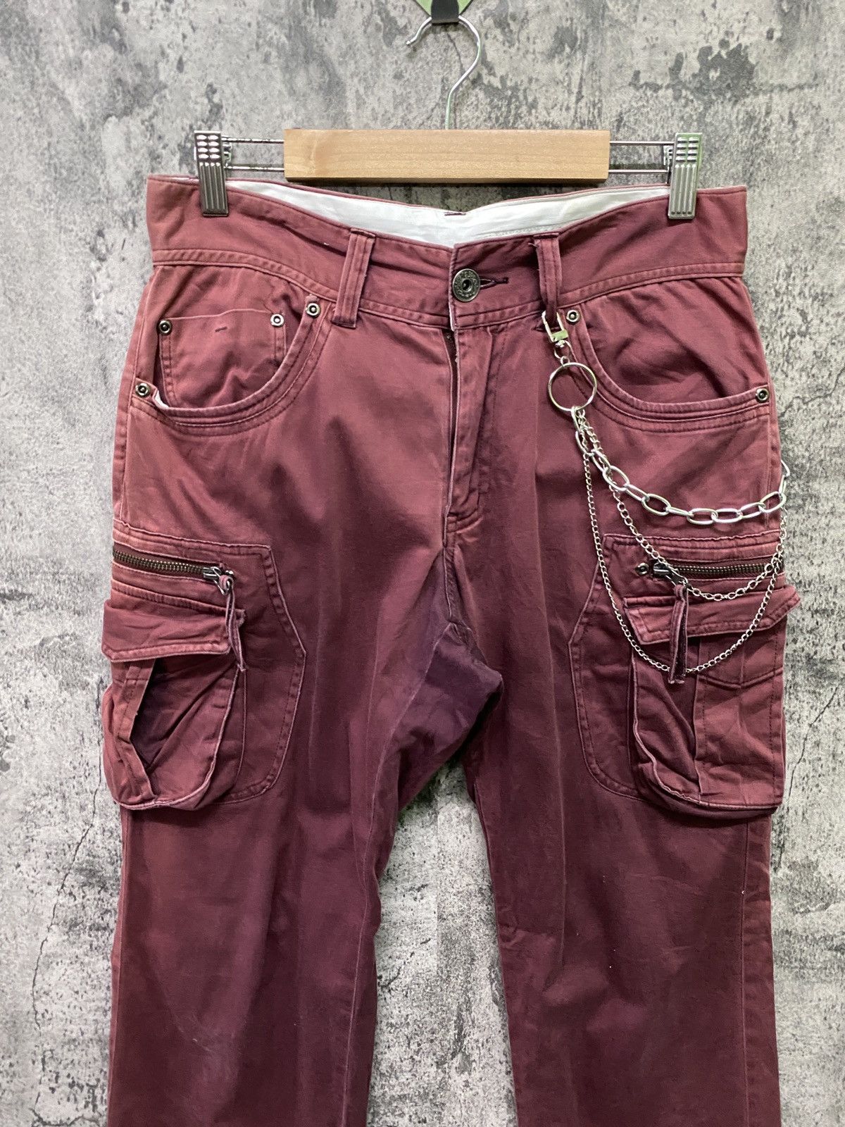 Designer × Japanese Brand Japan Brand HVC Multipocket Cargo Super Faded Pants Size US 30 / EU 46 - 3 Thumbnail