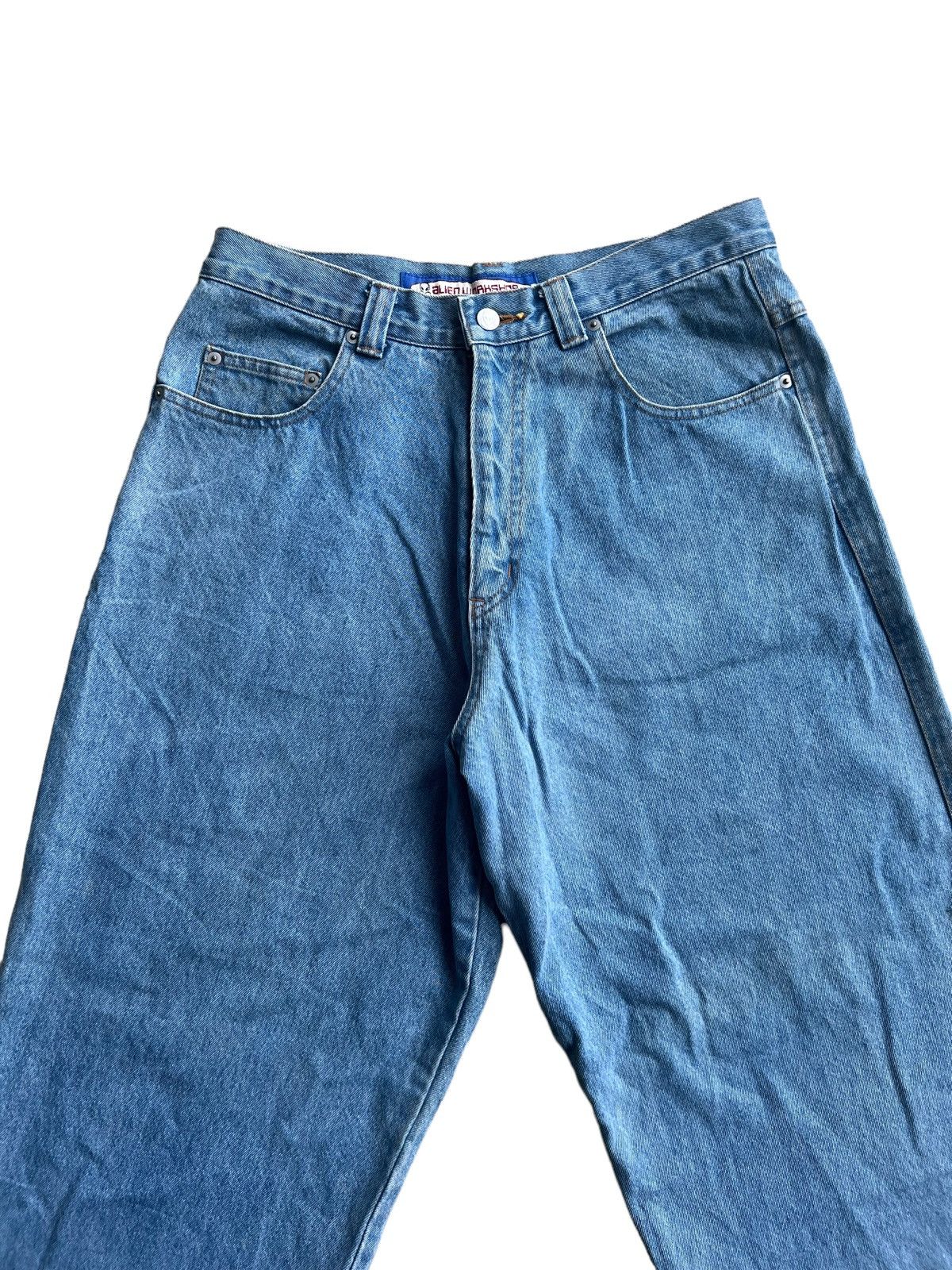 Alien Workshop SICK🔥OG Alien Workshop ™️ Logo Distressed Baggy Denim Size US 34 / EU 50 - 7 Thumbnail