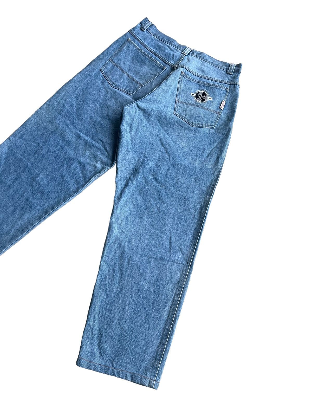 Alien Workshop SICK🔥OG Alien Workshop ™️ Logo Distressed Baggy Denim Size US 34 / EU 50 - 2 Thumbnail