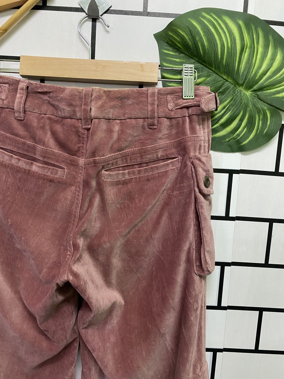 Japanese Brand A Play With a Happy Ending Velvet Multipocket boot cut pants Size US 28 / EU 44 - 14 Thumbnail