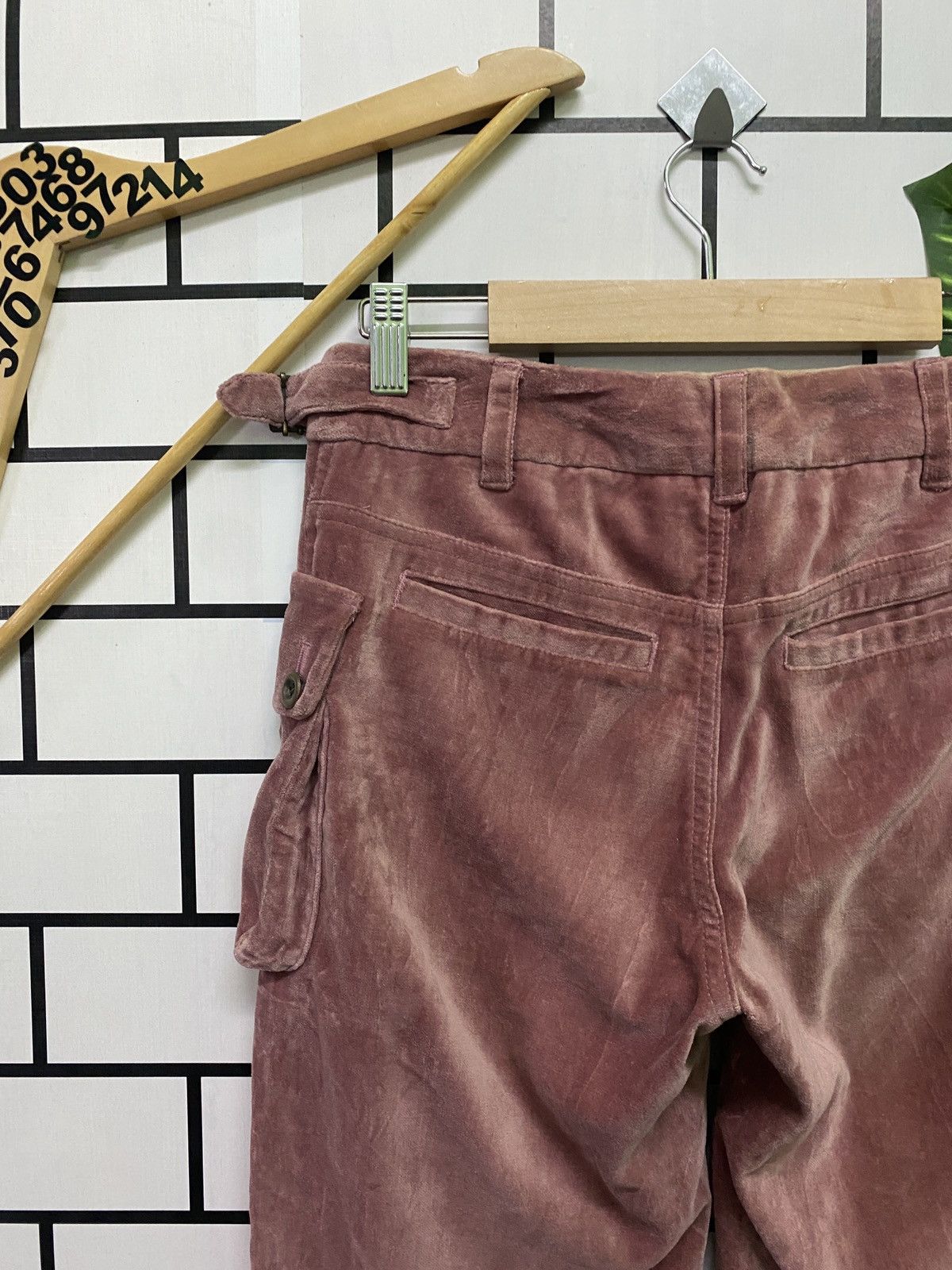 Japanese Brand A Play With a Happy Ending Velvet Multipocket boot cut pants Size US 28 / EU 44 - 13 Thumbnail