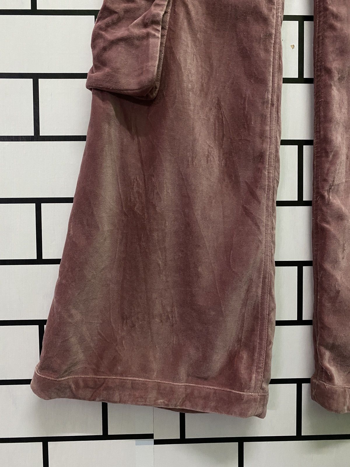 Japanese Brand A Play With a Happy Ending Velvet Multipocket boot cut pants Size US 28 / EU 44 - 8 Thumbnail