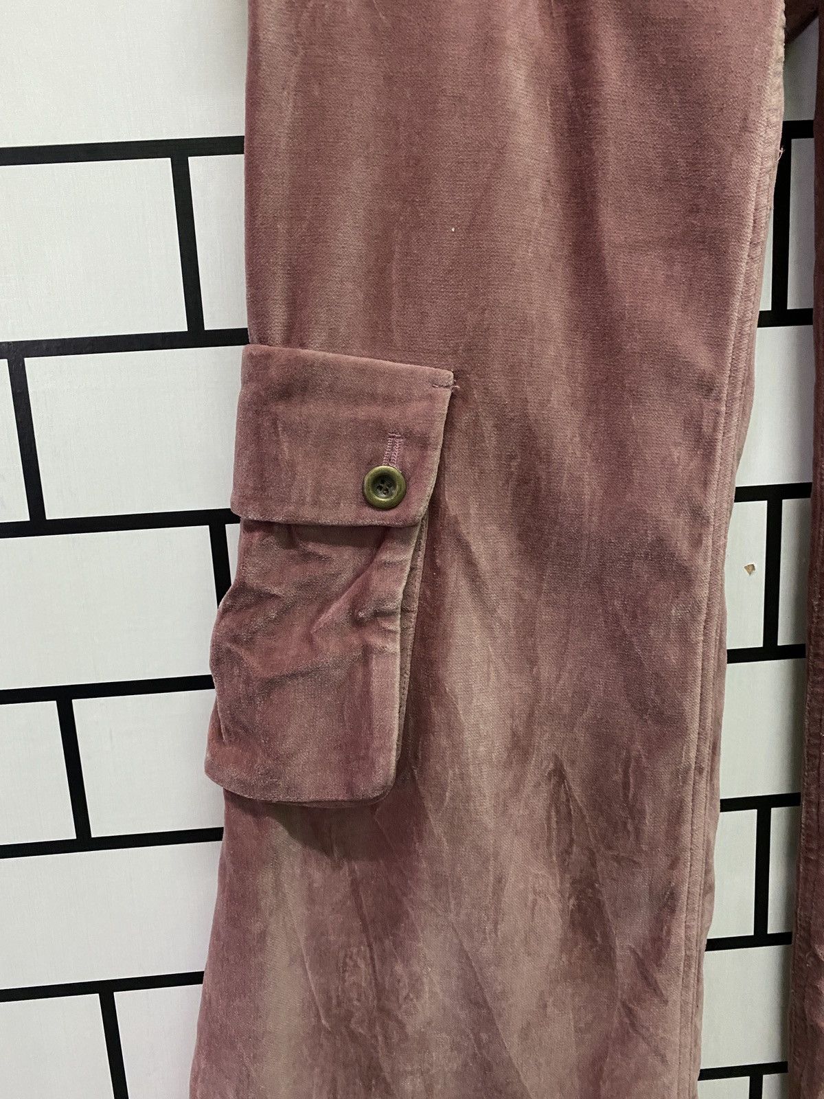 Japanese Brand A Play With a Happy Ending Velvet Multipocket boot cut pants Size US 28 / EU 44 - 7 Thumbnail