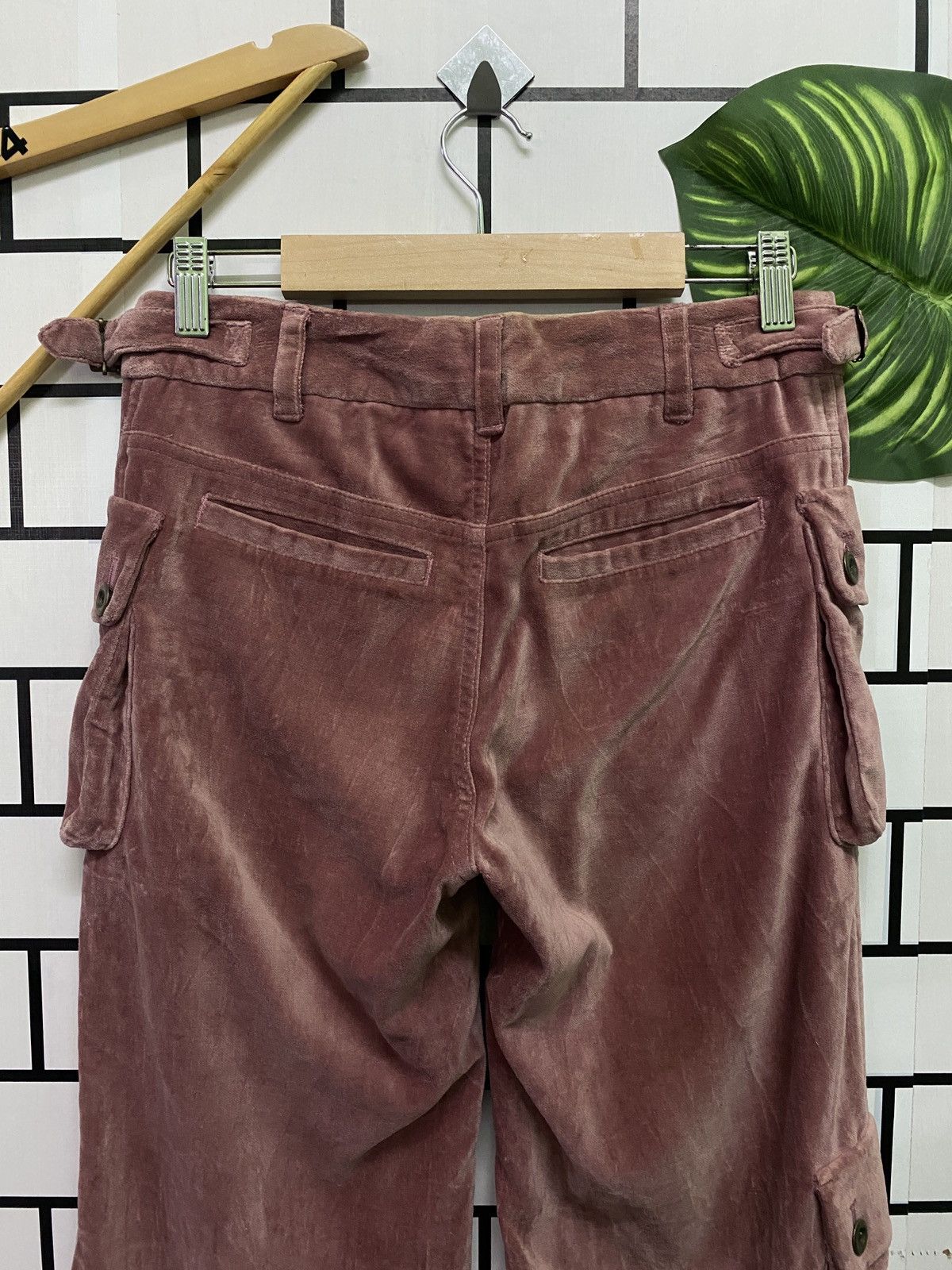 Japanese Brand A Play With a Happy Ending Velvet Multipocket boot cut pants Size US 28 / EU 44 - 12 Thumbnail