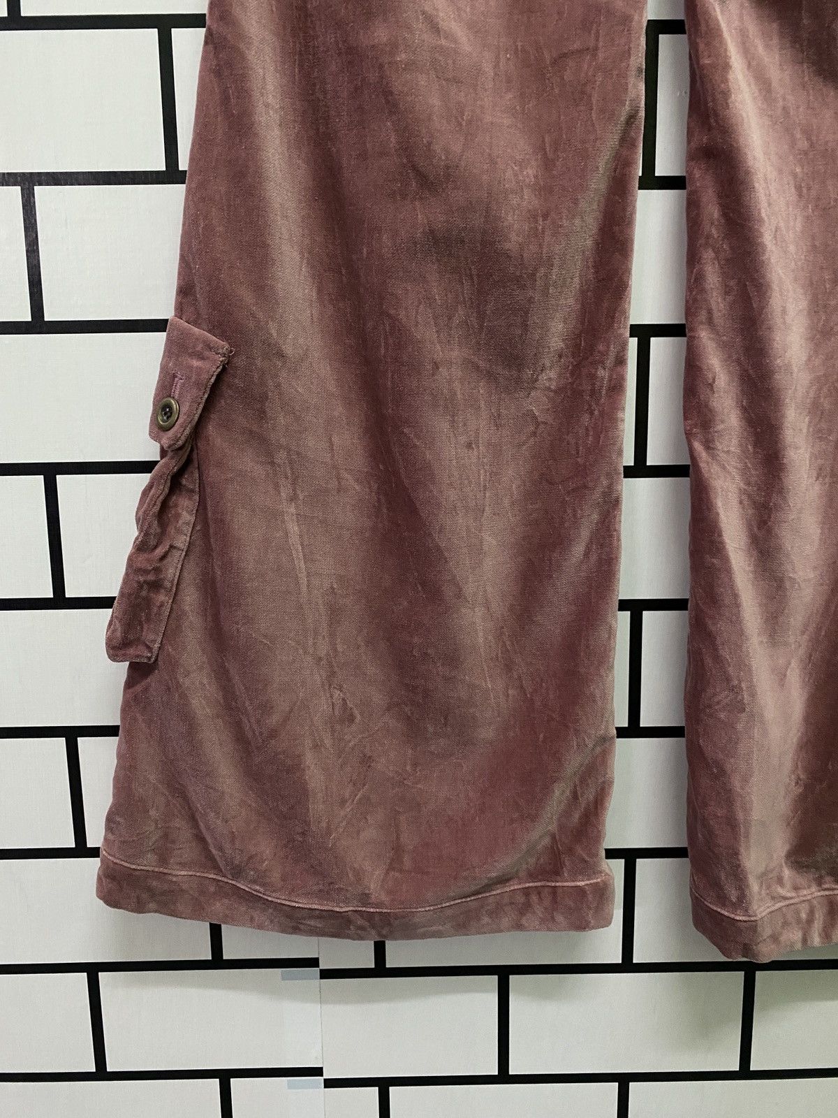 Japanese Brand A Play With a Happy Ending Velvet Multipocket boot cut pants Size US 28 / EU 44 - 18 Thumbnail