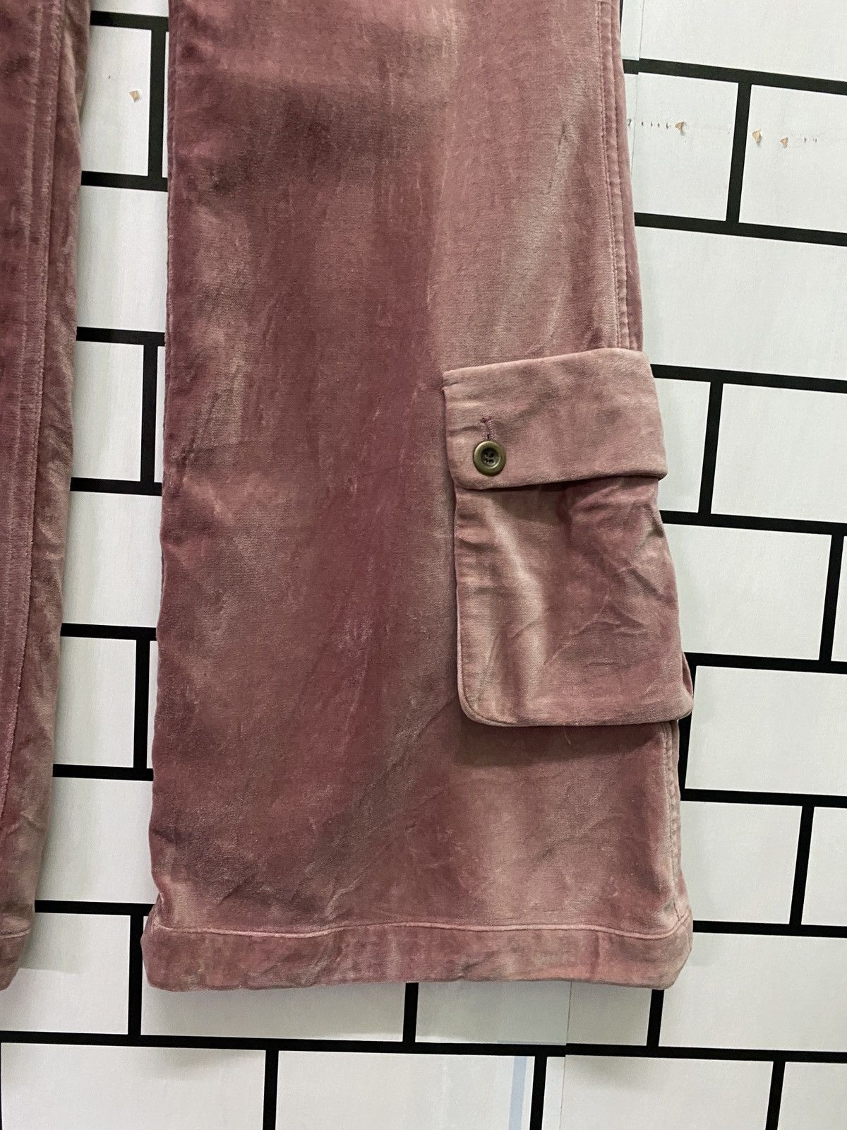 Japanese Brand A Play With a Happy Ending Velvet Multipocket boot cut pants Size US 28 / EU 44 - 9 Thumbnail
