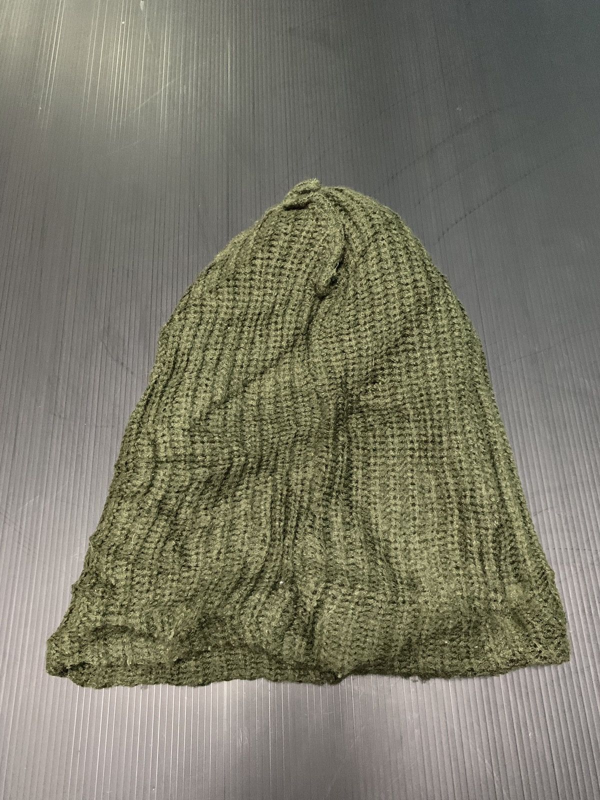 Ben Davis ☠️ Ben Davis Military Olive Green Wool Beanie Cap Size ONE SIZE - 7 Thumbnail