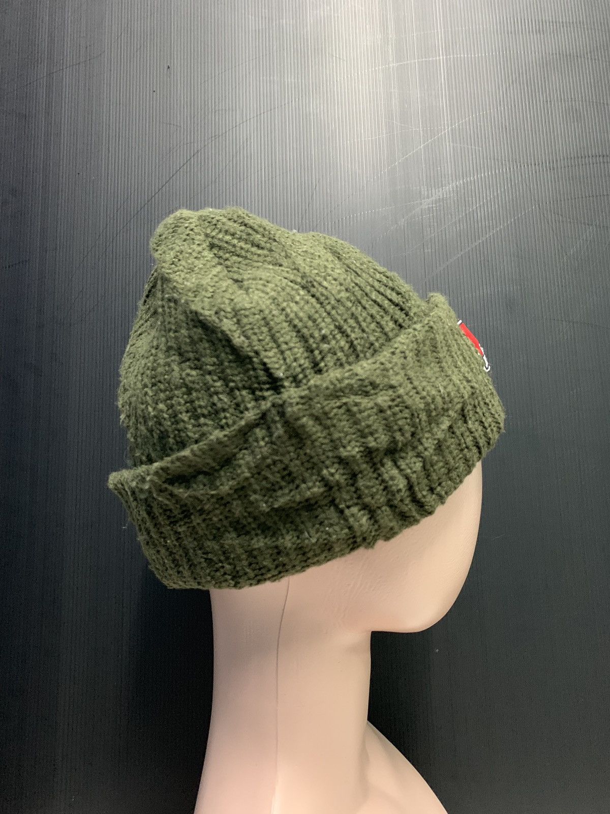 Ben Davis ☠️ Ben Davis Military Olive Green Wool Beanie Cap Size ONE SIZE - 2 Thumbnail
