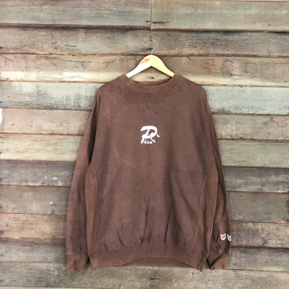 Vintage Free Style Phan Horse faded Brown Sweatshirt #3174 Size US XL / EU 56 / 4 - 14 Thumbnail