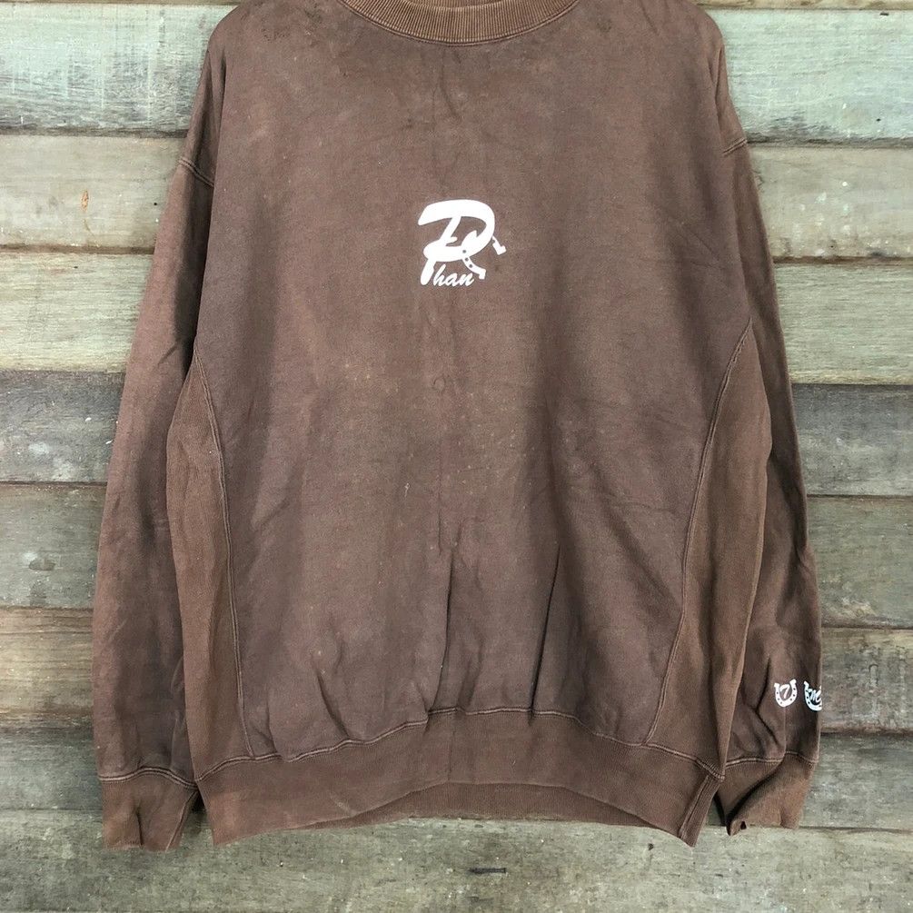 Vintage Free Style Phan Horse faded Brown Sweatshirt #3174 Size US XL / EU 56 / 4 - 7 Thumbnail