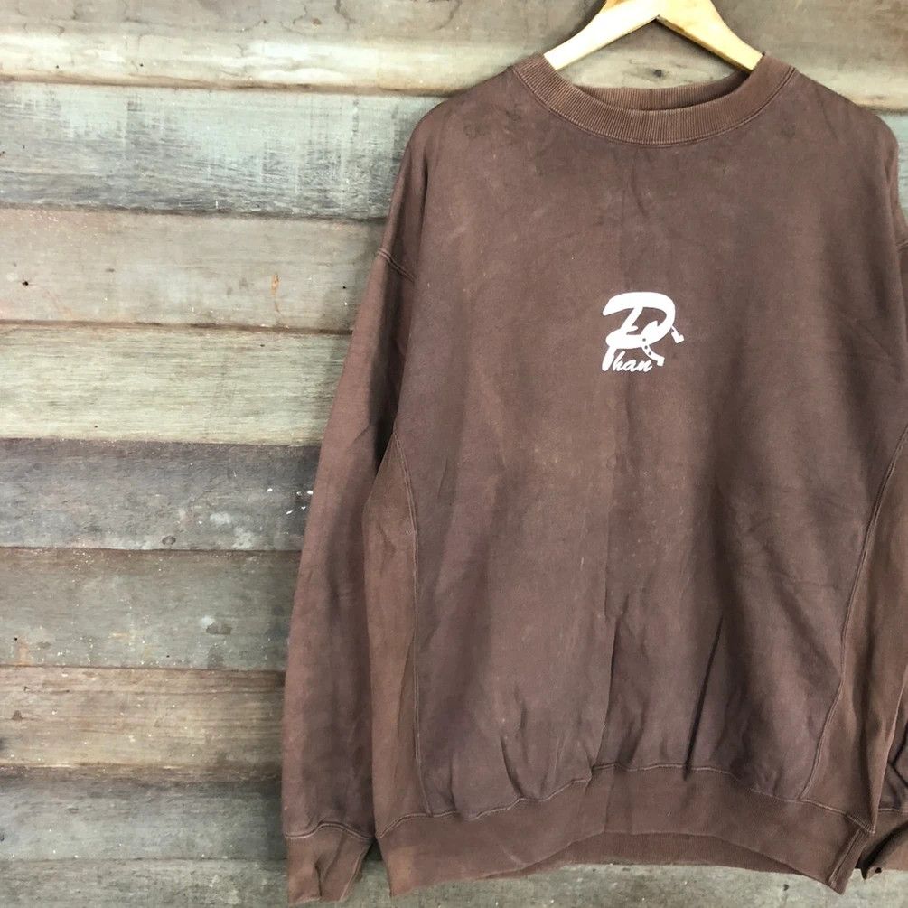 Vintage Free Style Phan Horse faded Brown Sweatshirt #3174 Size US XL / EU 56 / 4 - 8 Thumbnail