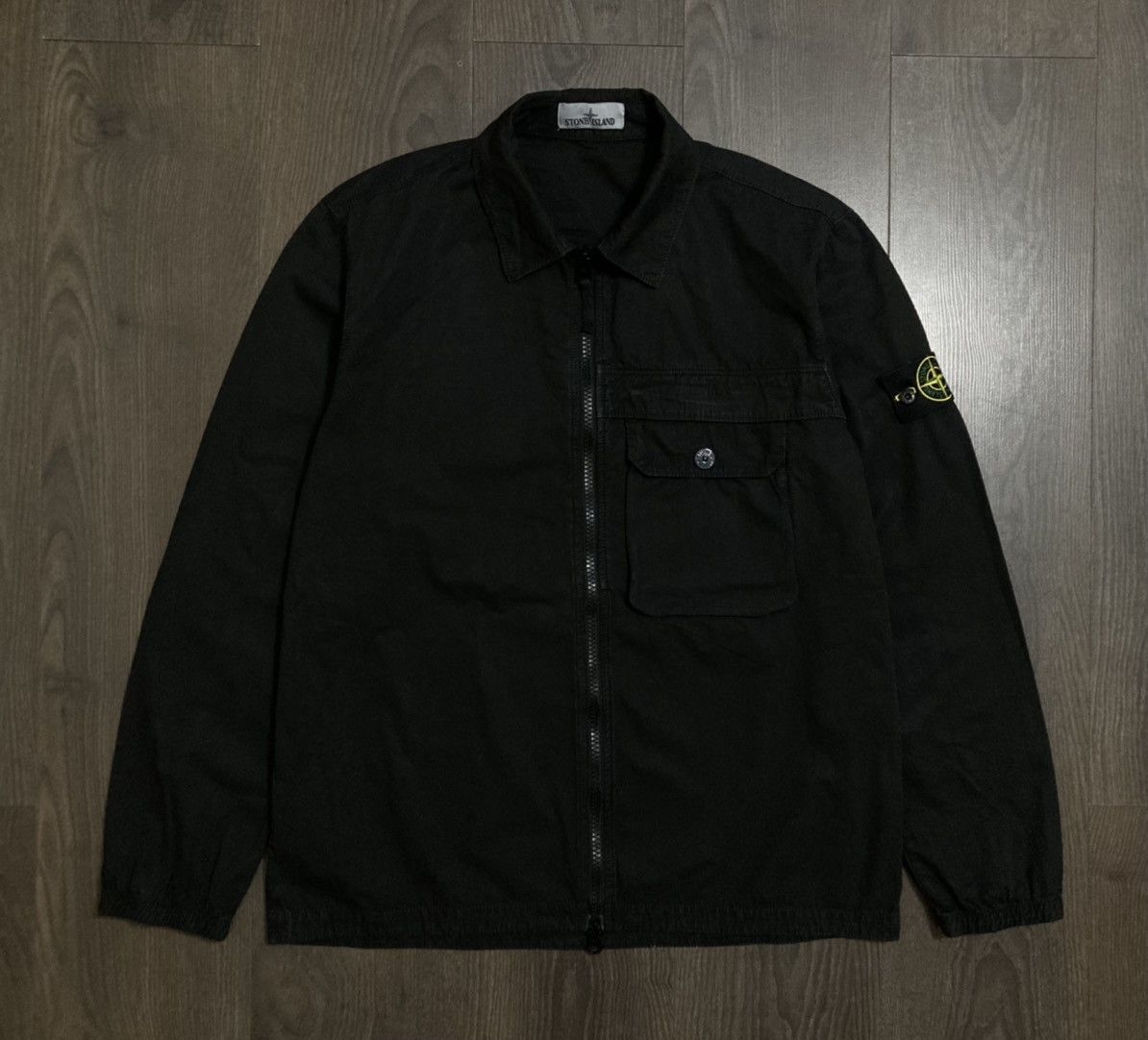 Stone Island STONE ISLAND Garment Dyed Overshirt Zip Jacket FW20/21 NEW Size US XL / EU 56 / 4 - 1 Thumbnail