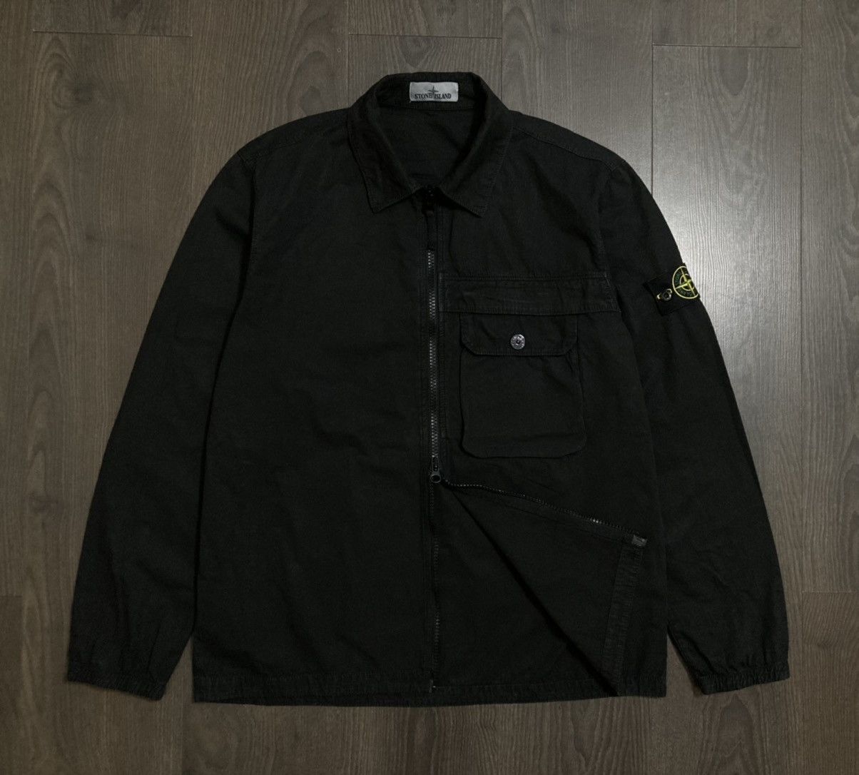 Stone Island STONE ISLAND Garment Dyed Overshirt Zip Jacket FW20/21 NEW Size US XL / EU 56 / 4 - 3 Thumbnail