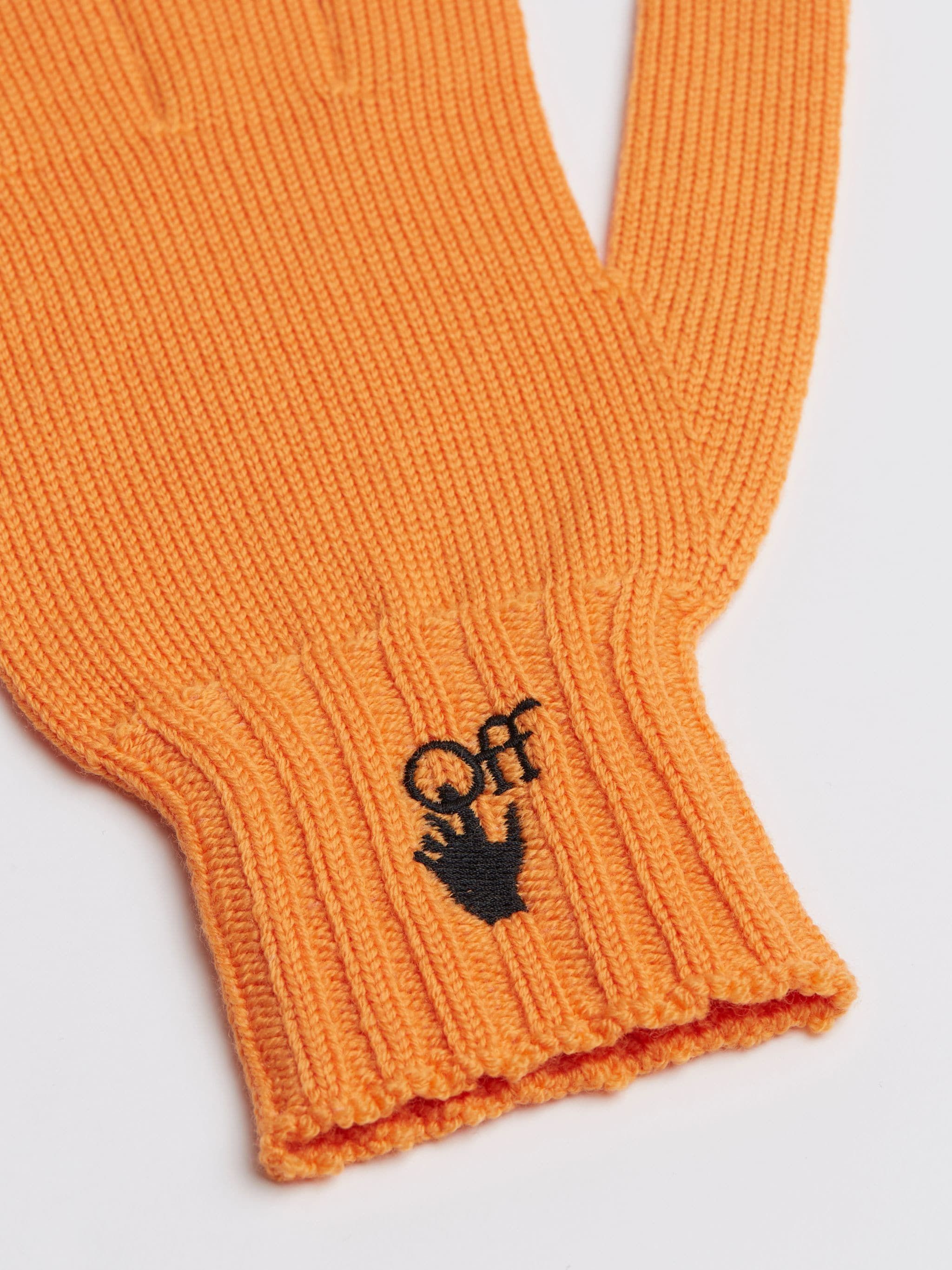 Off-White Orange Logo Hand Off Gloves Size ONE SIZE - 2 Thumbnail