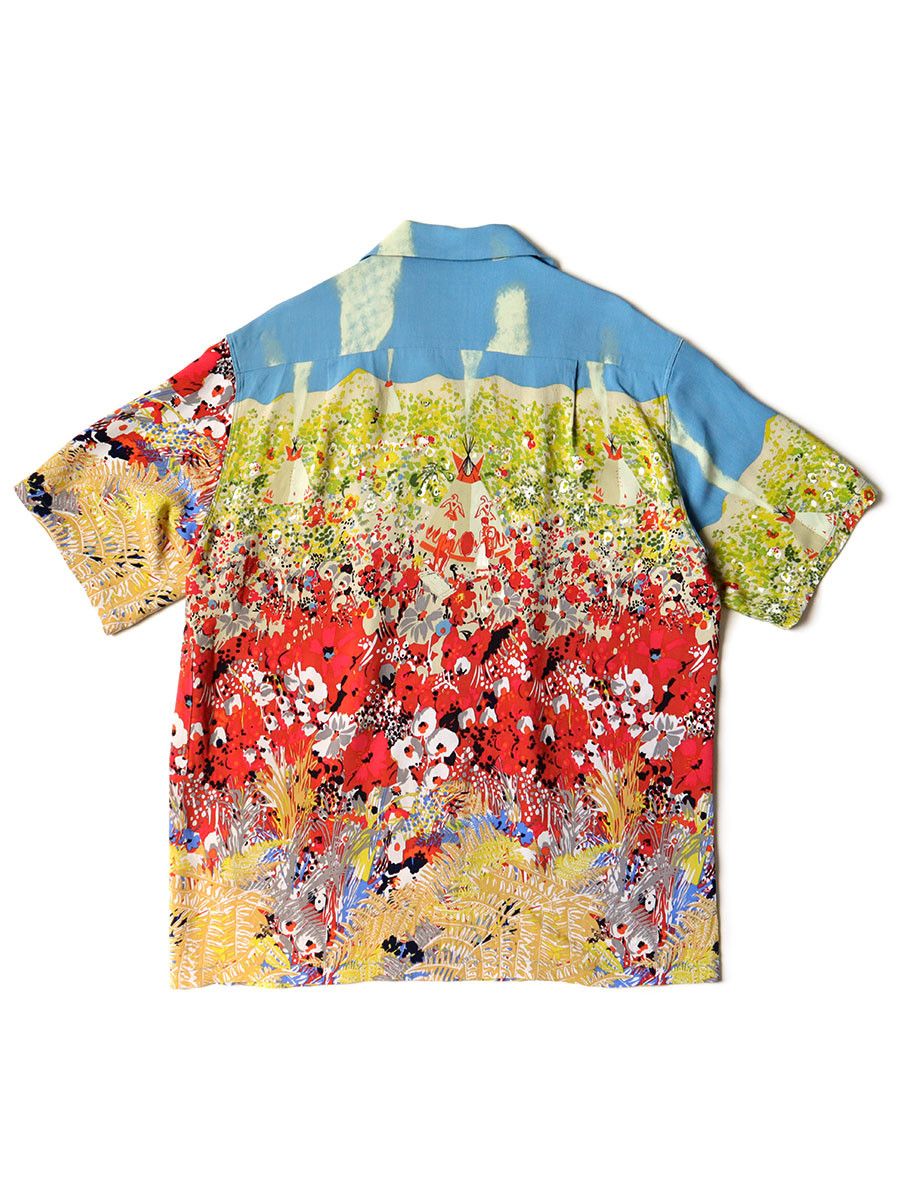 Kapital Kapital Rayon Navajo Land printed aloha shirt Size US L / EU 52-54 / 3 - 3 Thumbnail