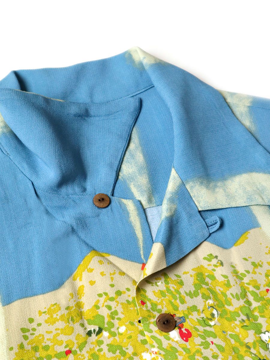Kapital Kapital Rayon Navajo Land printed aloha shirt Size US L / EU 52-54 / 3 - 5 Thumbnail