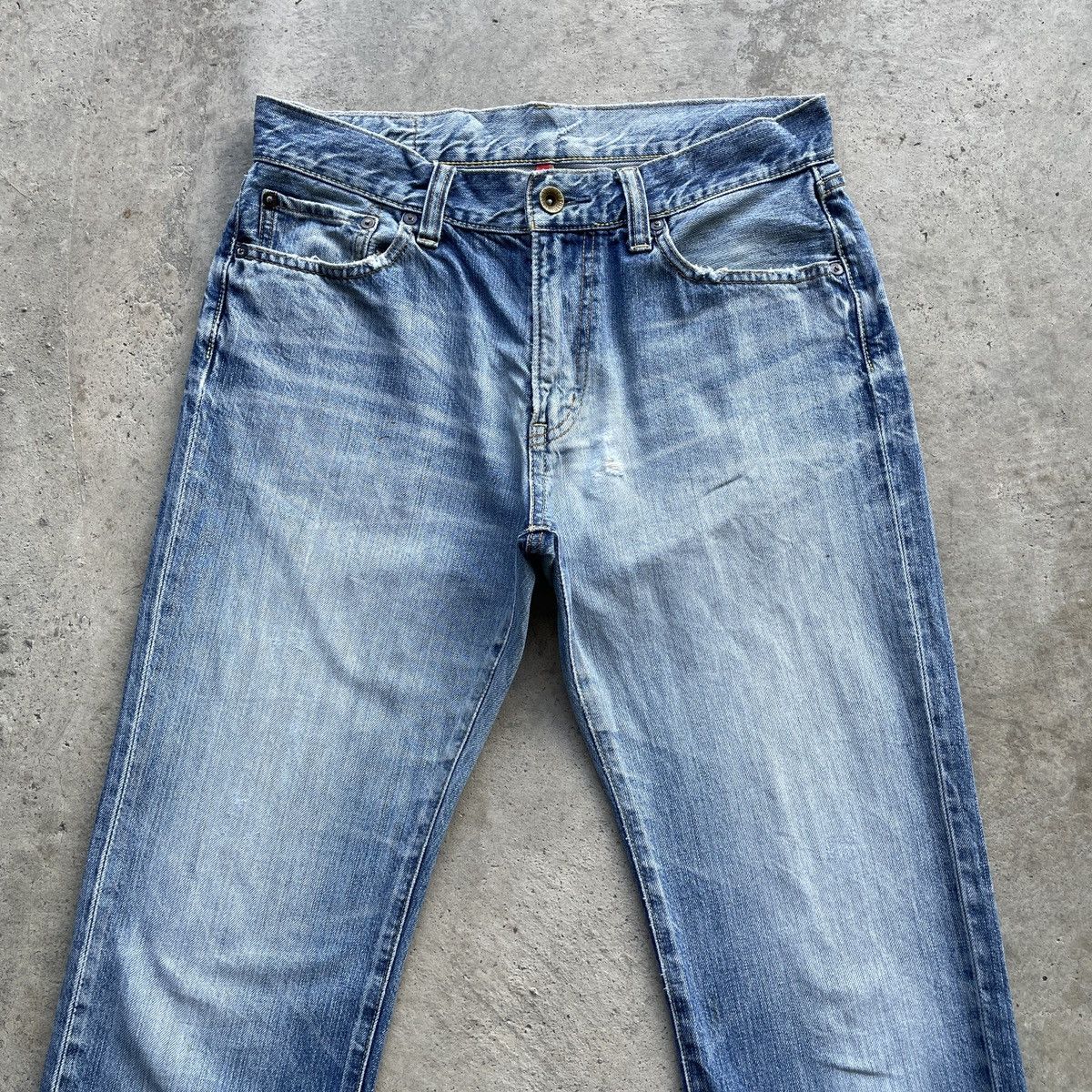Japanese Brand Vintage Japanese Brand Uniqlo Denim Jeans Pants Faded Size US 32 / EU 48 - 3 Thumbnail